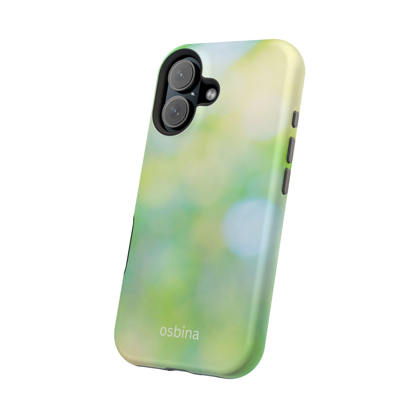 osbina | MagSafe compatible for iPhone | The Veridian Orbs Phone Case | Color Edit Collection