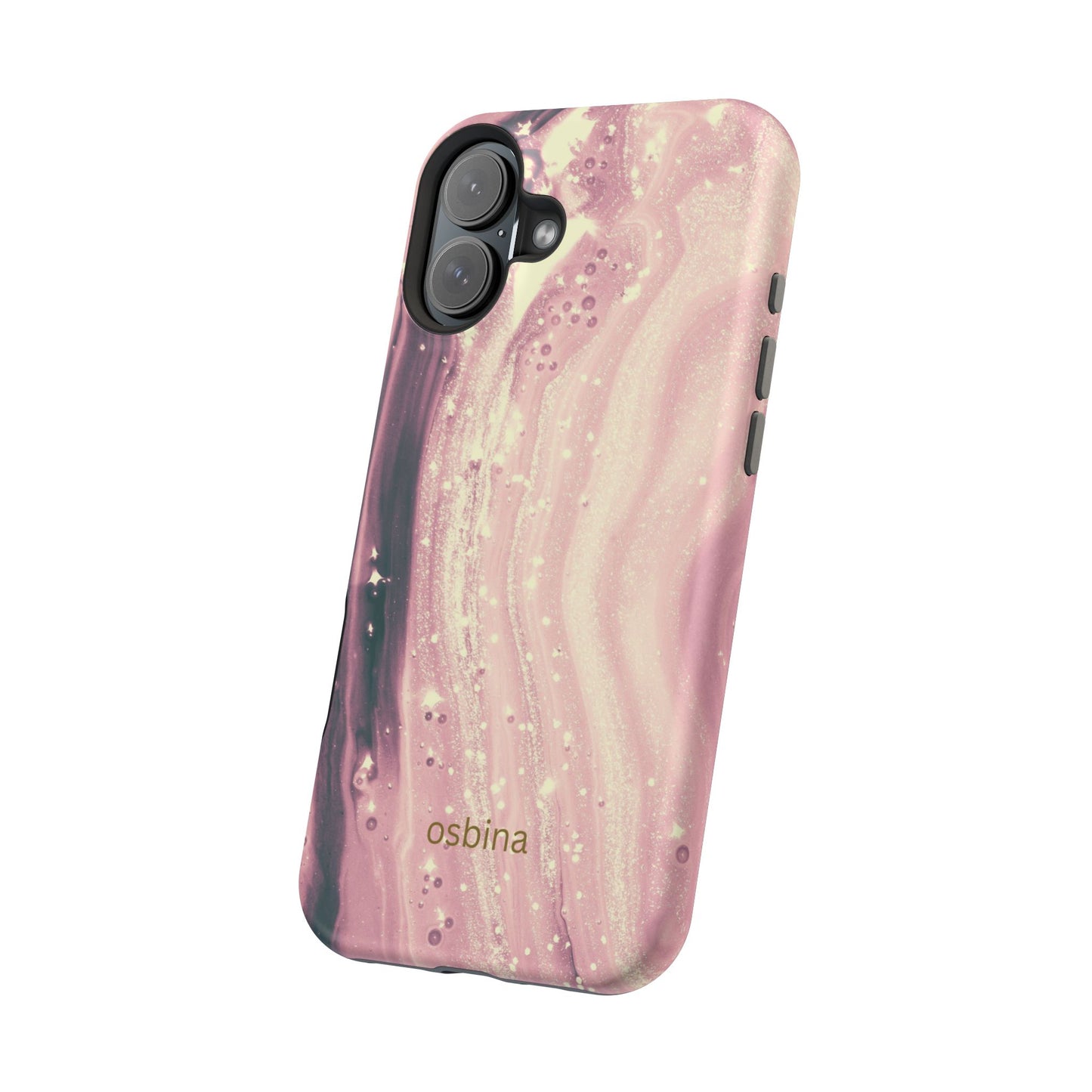 osbina | MagSafe compatible for iPhone | The Amethyst Glow Phone Case | Modern Muse Collection