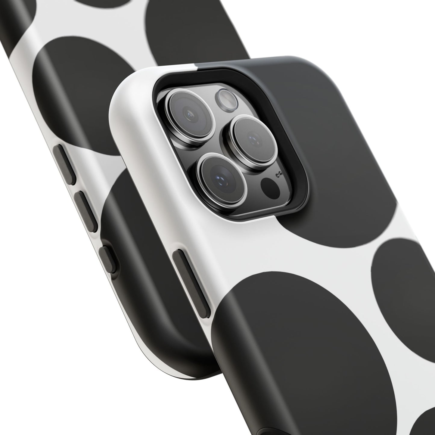 osbina | MagSafe compatible for iPhone | The Noir Bubbles Phone Case | Modern Muse Collection