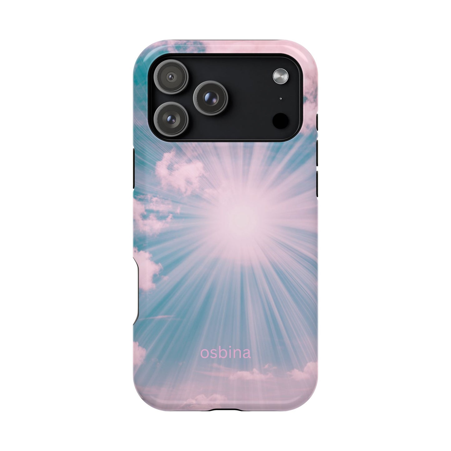 osbina | MagSafe compatible for iPhone | The Sunburst Skies Case | YAYOU Collection Supporting Shine Like Sable