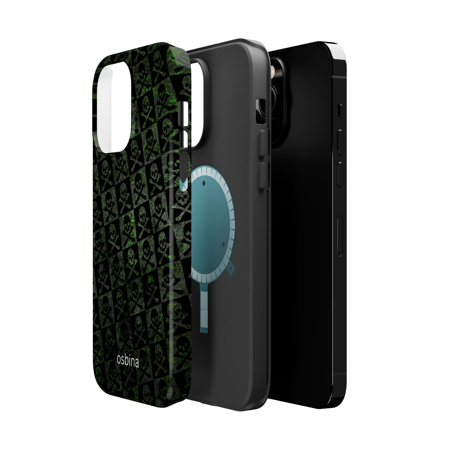 osbina | MagSafe compatible for iPhone | Skull & Crossbones Phone Case | Season Collective Collection