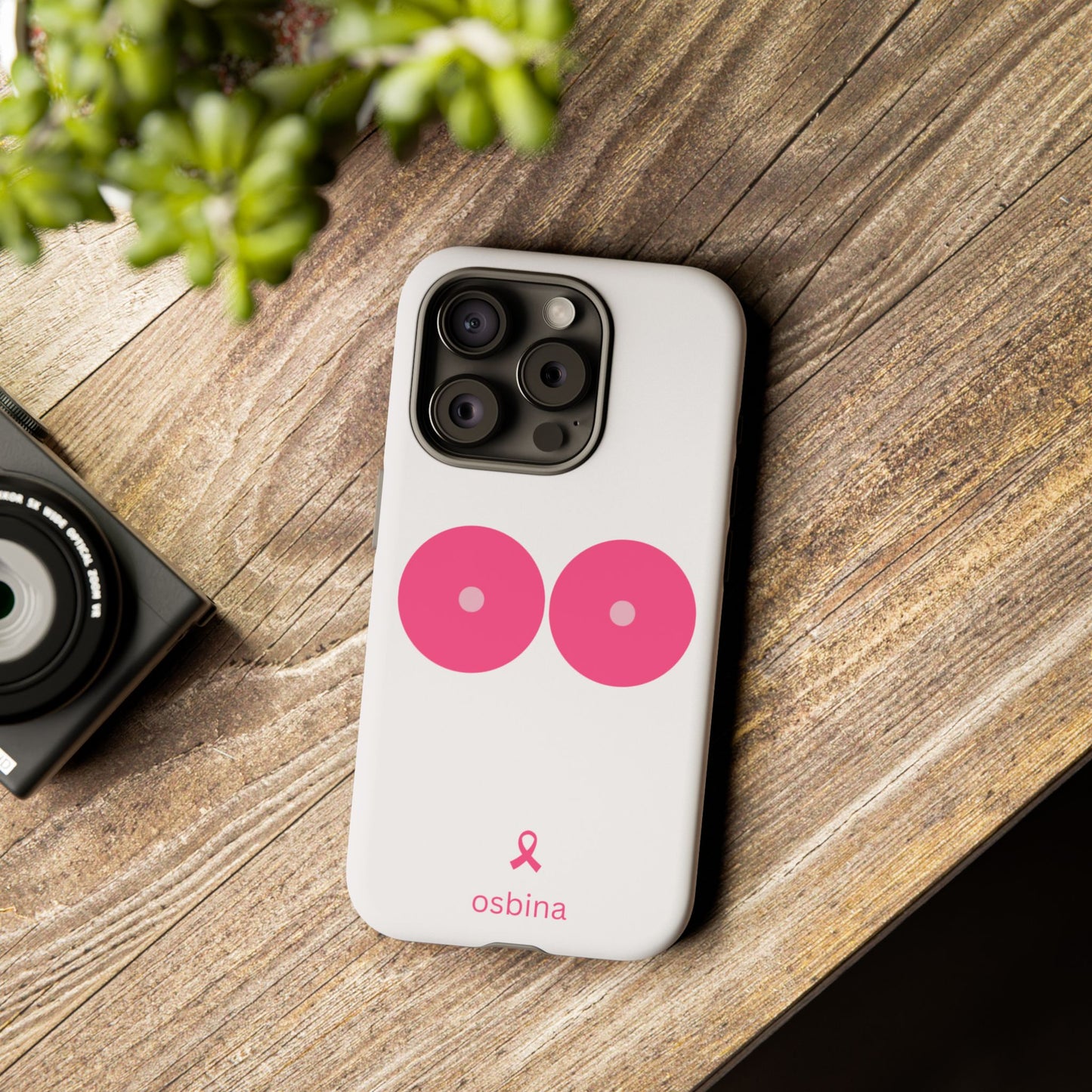 osbina | Limited Edition The Check Your Tatas Case in Light Pink + Soft Pink + Hot Pink | The Pink October Collection | Inspired By
