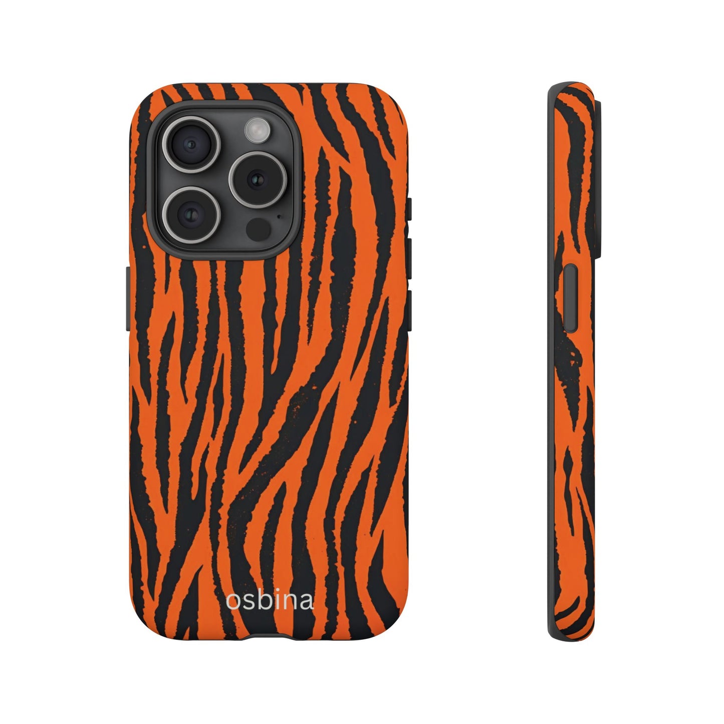 osbina | Tiger, But Make It Chic — The Bengal Stripe Case in Orange + Black | The Season Collective