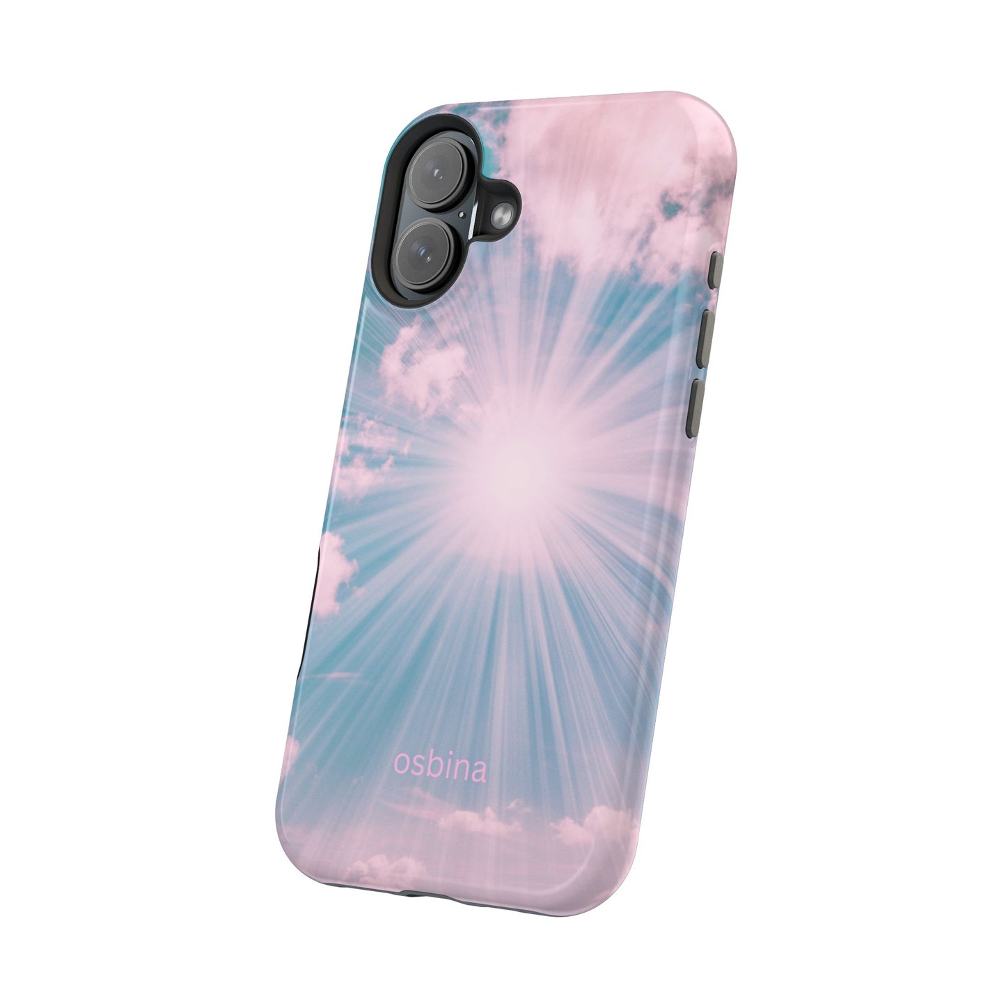 osbina | MagSafe compatible for iPhone | The Sunburst Skies Case | YAYOU Collection Supporting Shine Like Sable