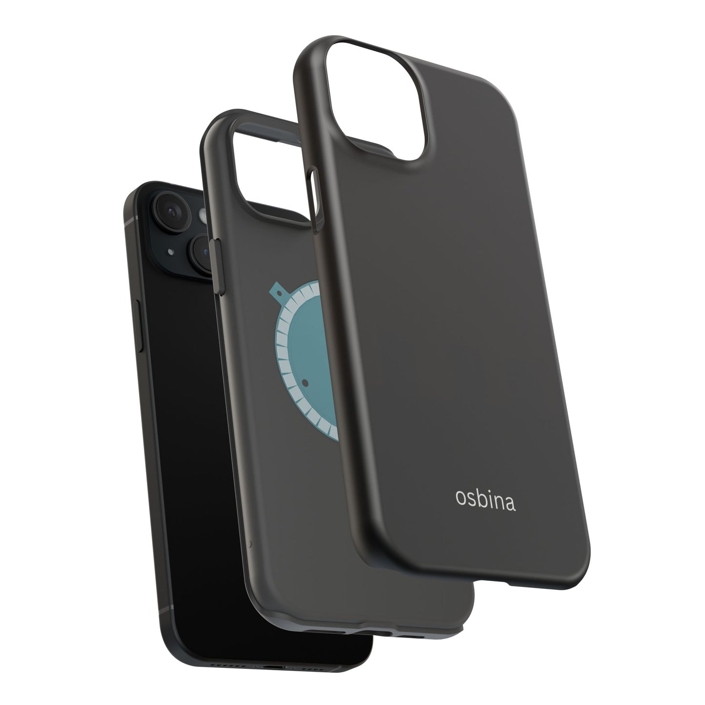 osbina | MagSafe compatible for iPhone | The Onyx Phone Case | Modern Man Collection