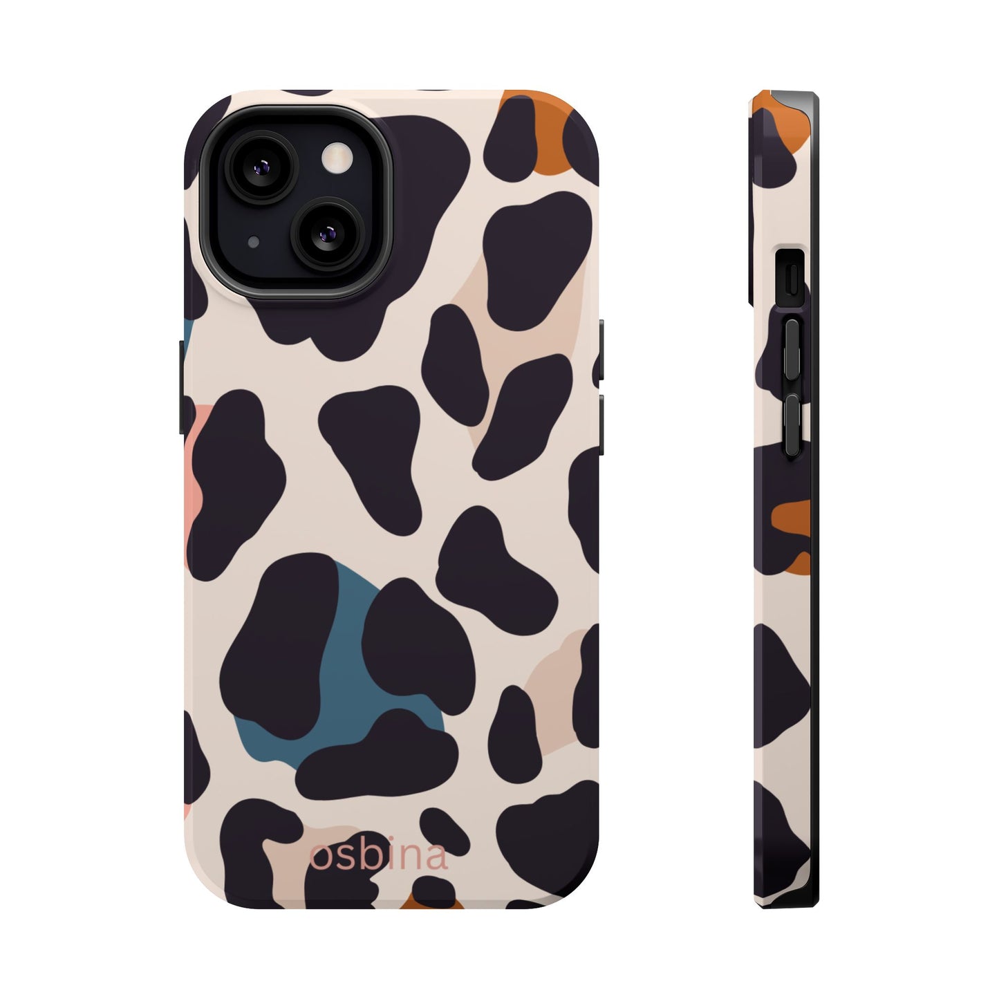 osbina | MagSafe compatible for iPhone | Leopard Luxe Color Pop Leopard Print Phone Case | Modern Muse Collection