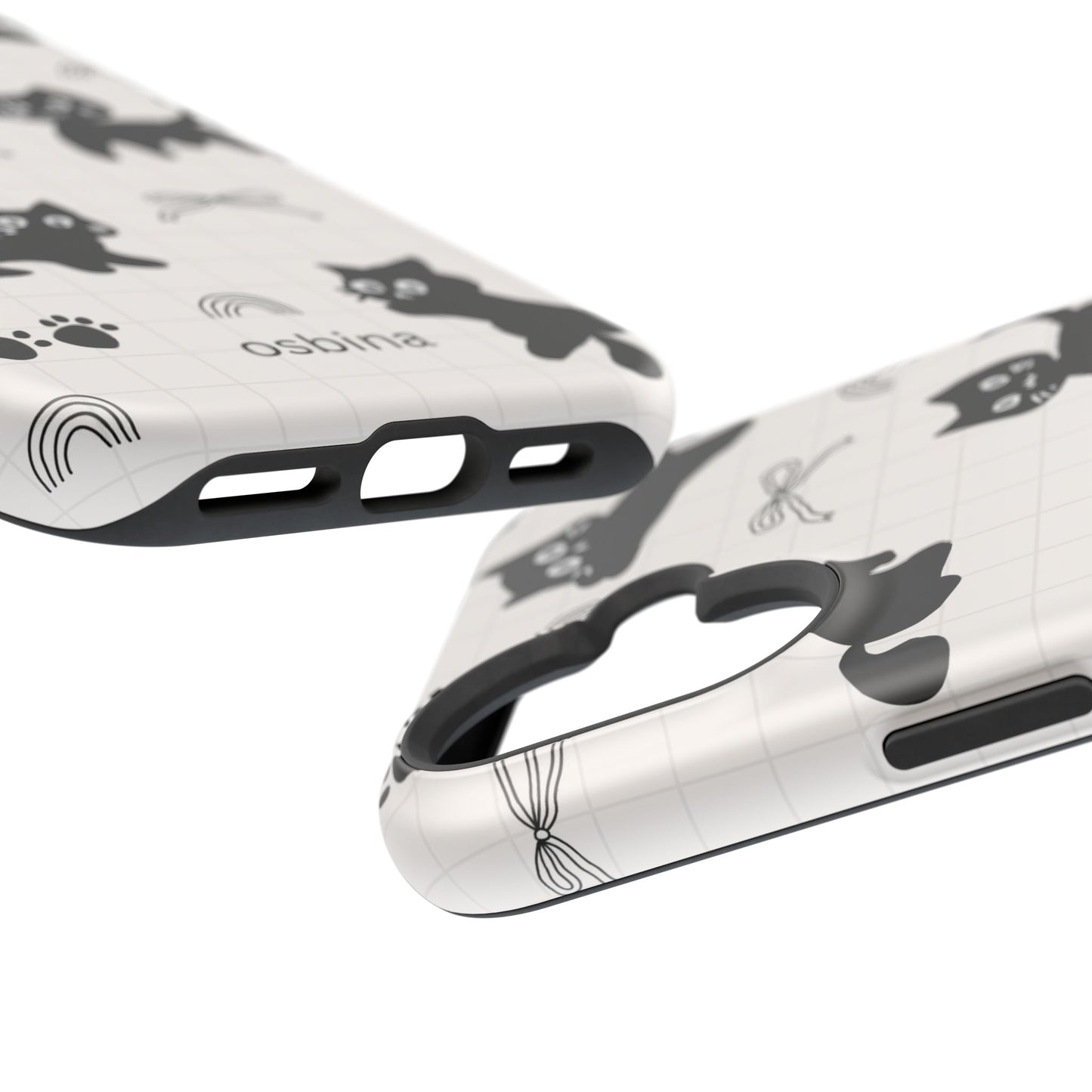 osbina | MagSafe compatible for iPhone | Meow Mode Cat Phone Case | The Season Collective