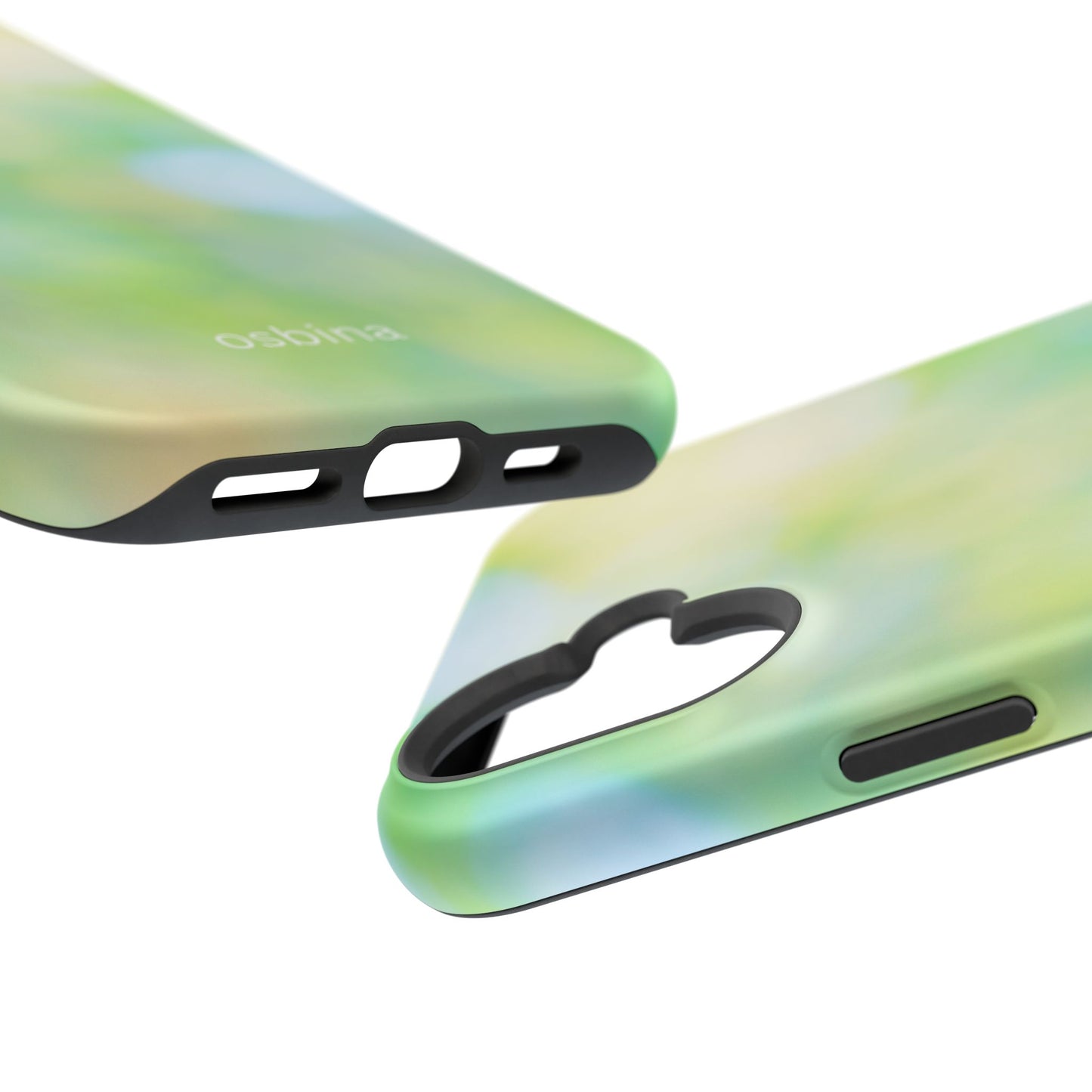 osbina | MagSafe compatible for iPhone | The Veridian Orbs Phone Case | Color Edit Collection