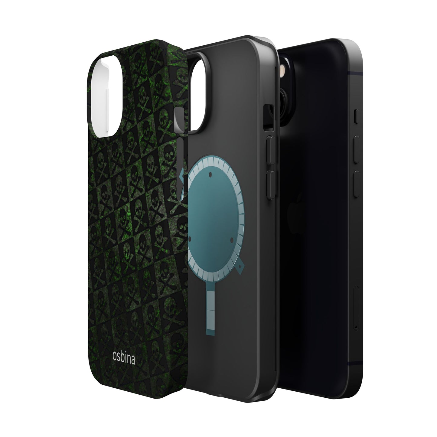 osbina | MagSafe compatible for iPhone | Skull & Crossbones Phone Case | Season Collective Collection