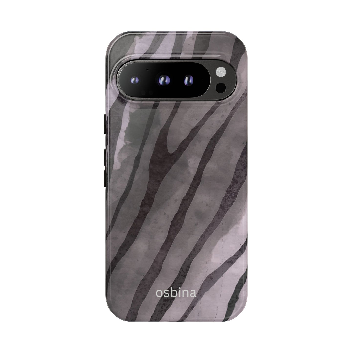 osbina | Stripes on Point — The Muted Gray + Black Tiger Case | The Season Collective