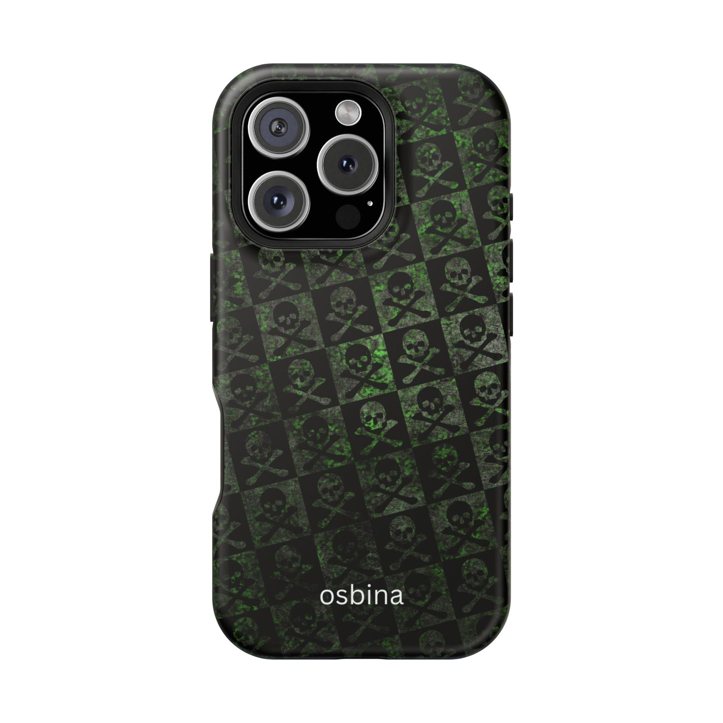 osbina | MagSafe compatible for iPhone | Skull & Crossbones Phone Case | Season Collective Collection