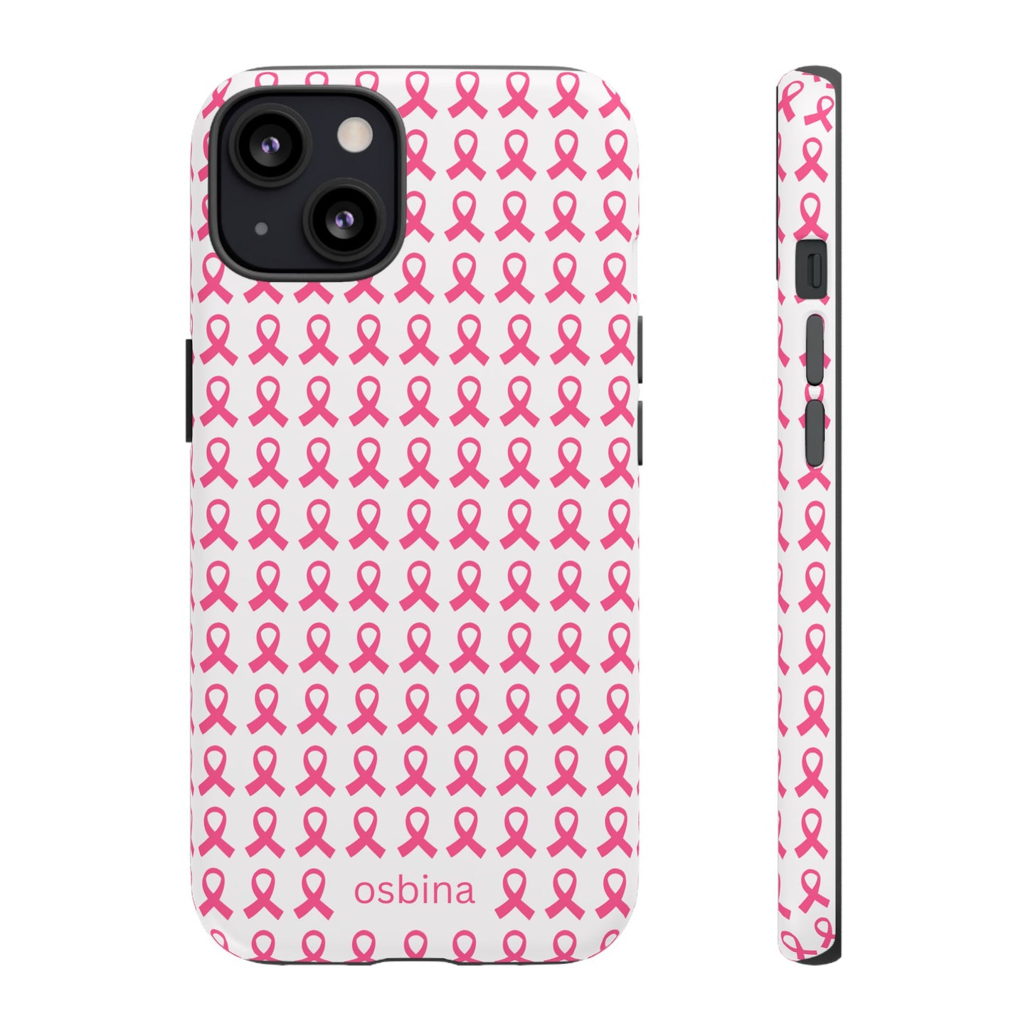 osbina | Limited Edition The Side by Side Pink Ribbon Case in Light Pink + Soft Pink + Hot Pink | The Pink October Collection | Inspired By