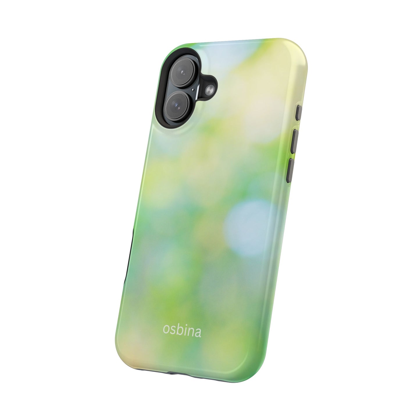 osbina | MagSafe compatible for iPhone | The Veridian Orbs Phone Case | Color Edit Collection
