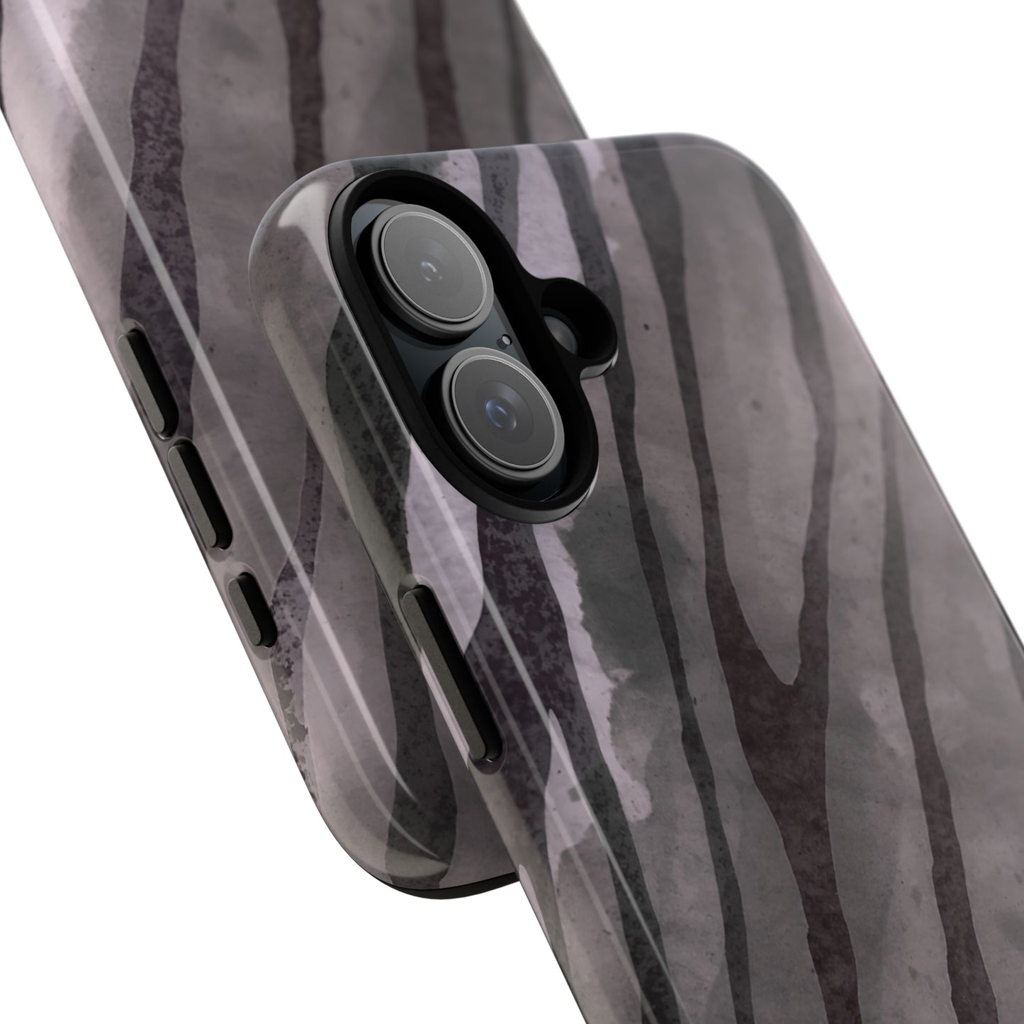 osbina | Stripes on Point — The Muted Gray + Black Tiger Case | The Season Collective