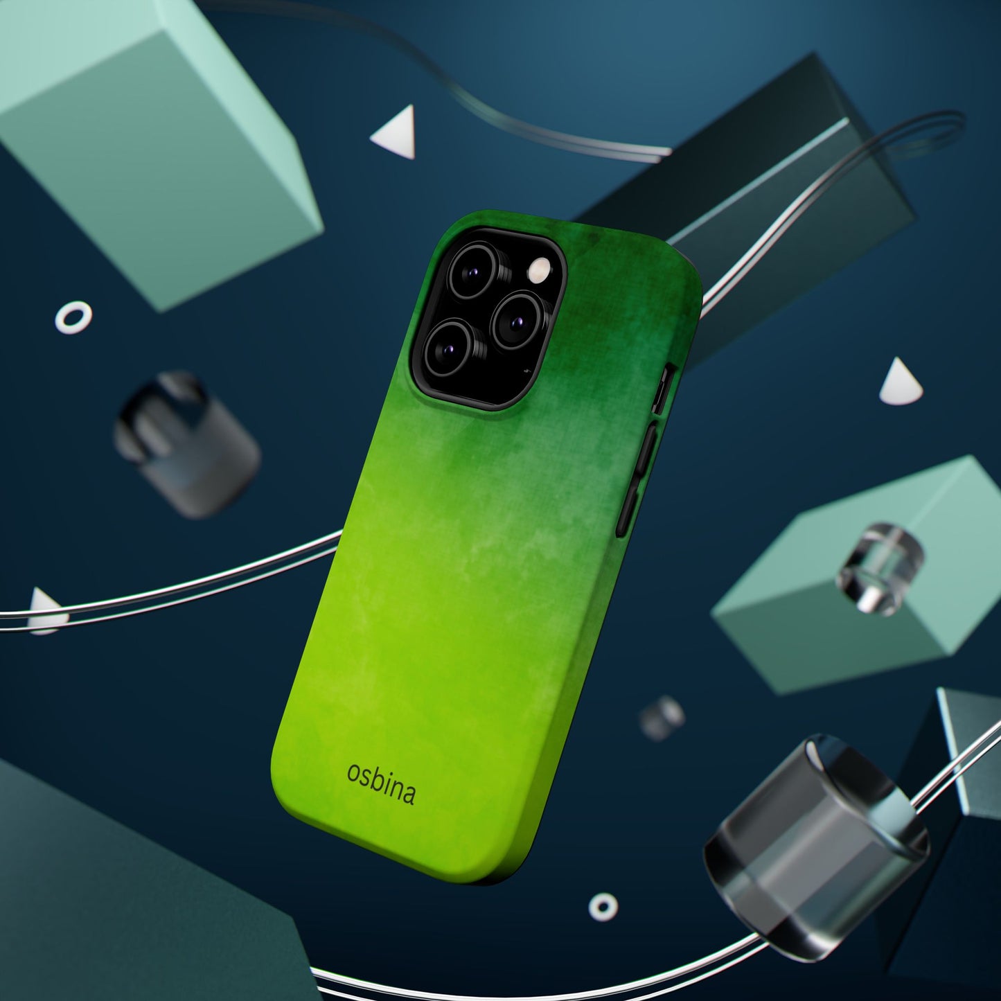 osbina | MagSafe compatible for iPhone | The Verde Glow Phone Case | Color Edit Collection