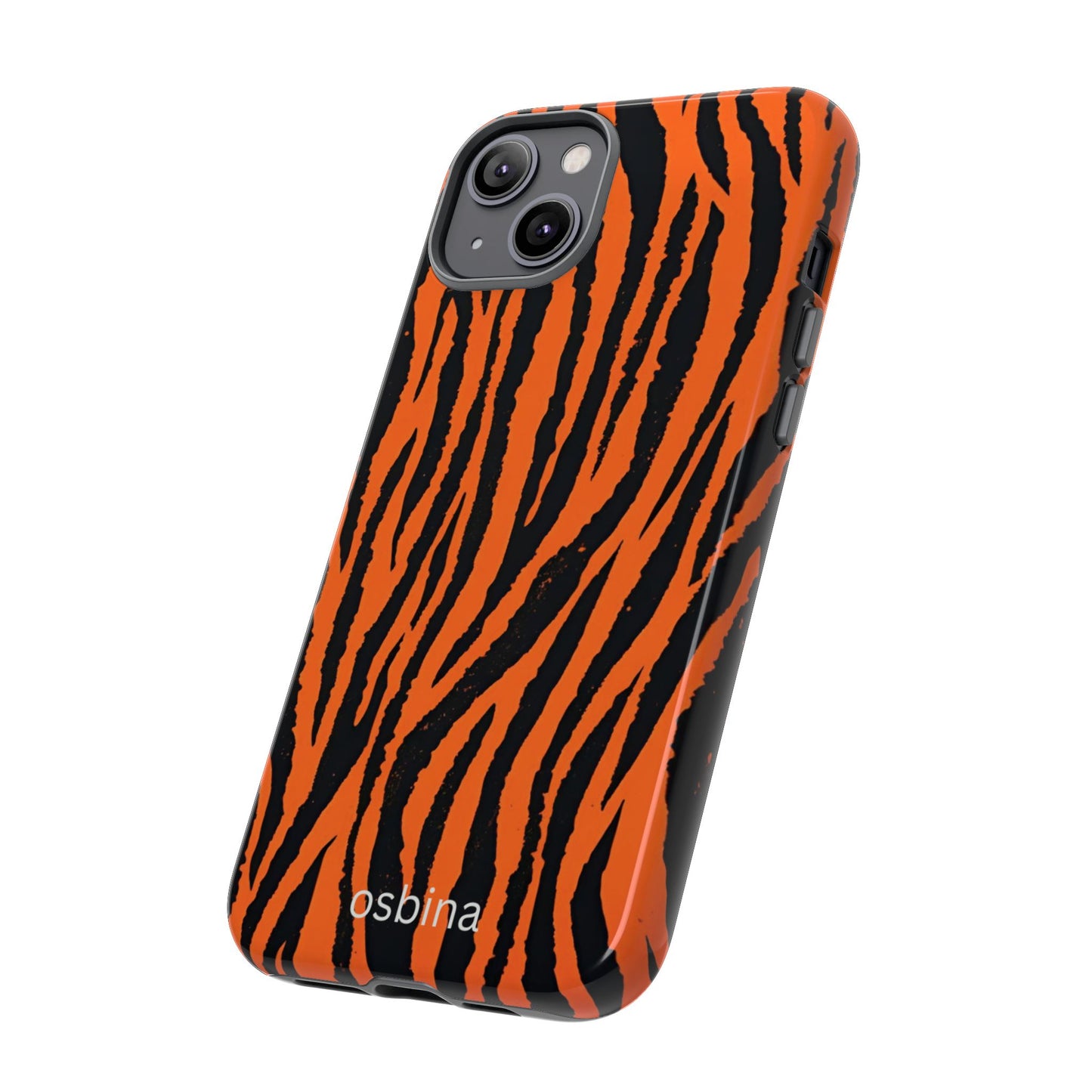osbina | Tiger, But Make It Chic — The Bengal Stripe Case in Orange + Black | The Season Collective