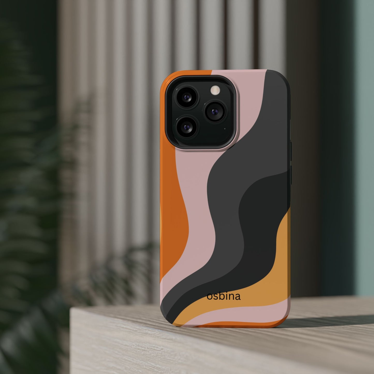 osbina | MagSafe Compatible for iPhone | The Case That Says “Fall, But Make It Fashion” | Retro Swirl Edition | The Season Collective