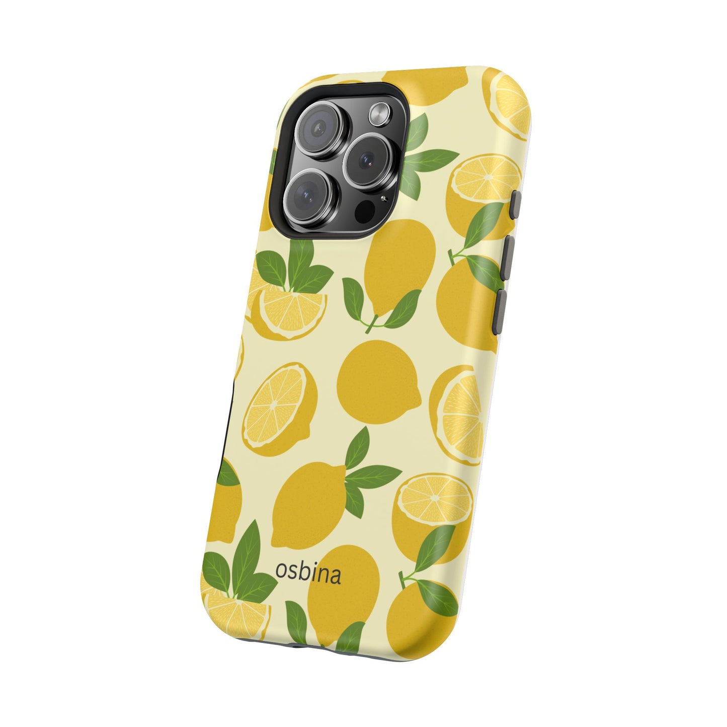 osbina | MagSafe compatible for iPhone | Limoncello Lemon Phone Case | Modern Muse Collection