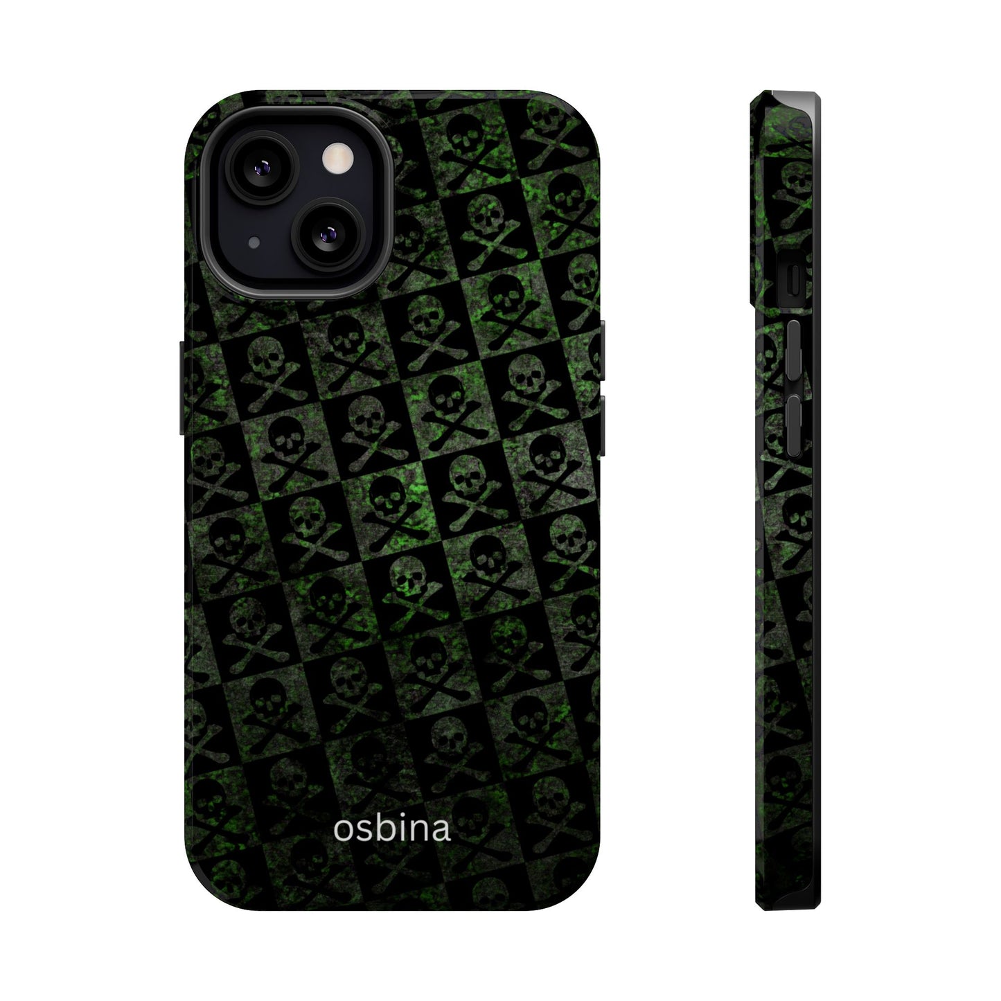 osbina | MagSafe compatible for iPhone | Skull & Crossbones Phone Case | Season Collective Collection