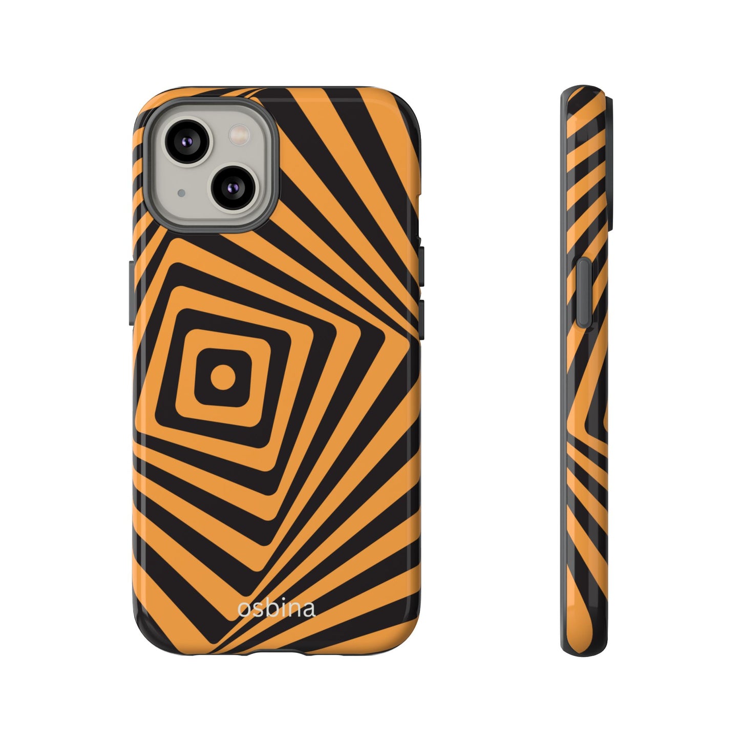 osbina | Step Into the Zone — The Orange + Black Spiral Case | The Season Collective