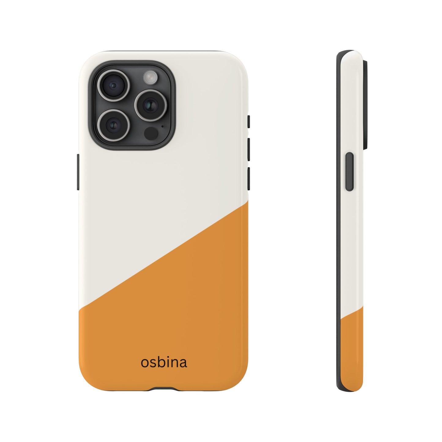 osbina | Divide & Conquer — The Orange + White Split Diagonal Case | The Season Collective