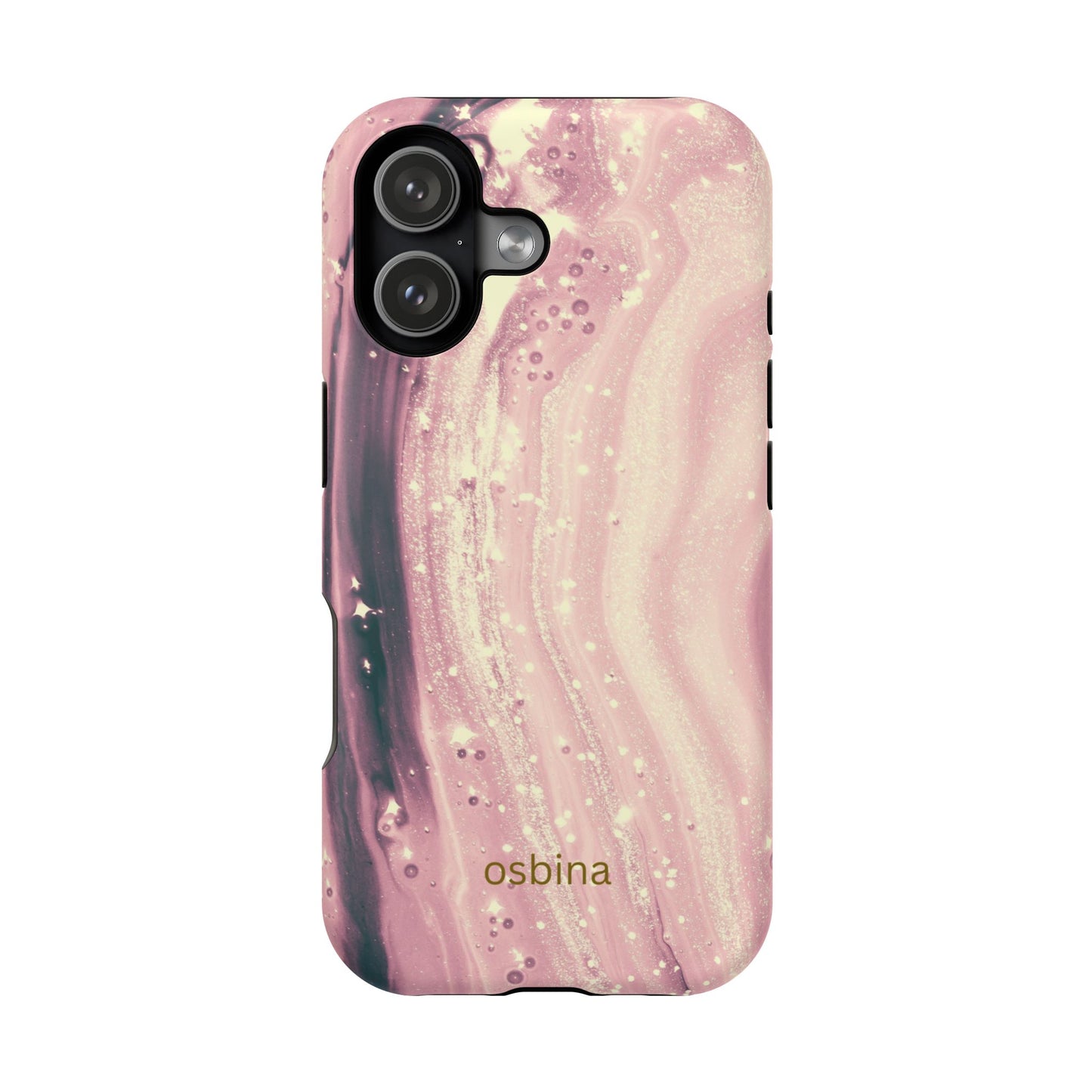 osbina | MagSafe compatible for iPhone | The Amethyst Glow Phone Case | Modern Muse Collection