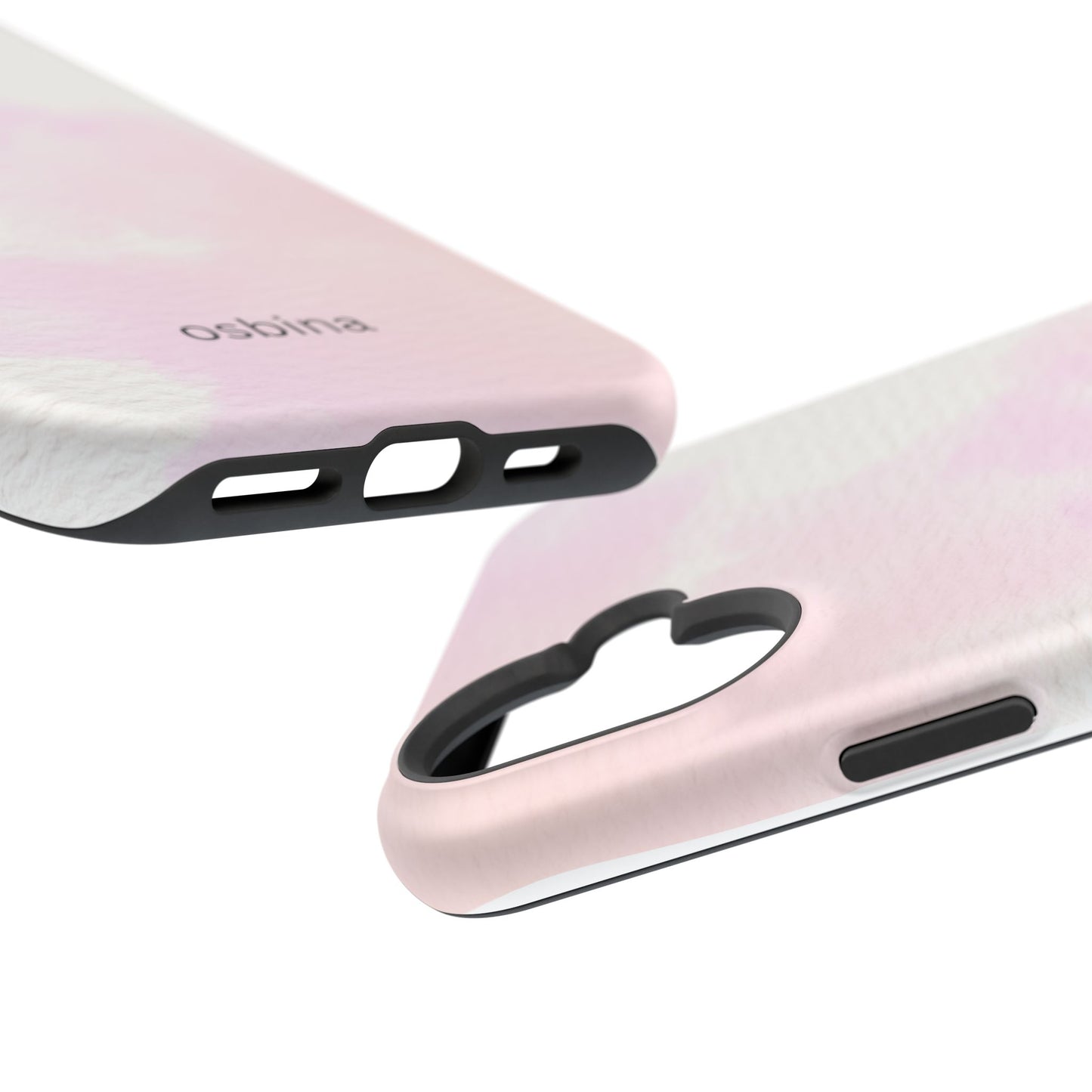 osbina | MagSafe compatible for iPhone | Pink Cotton Cloud Phone Case | Modern Muse Collection