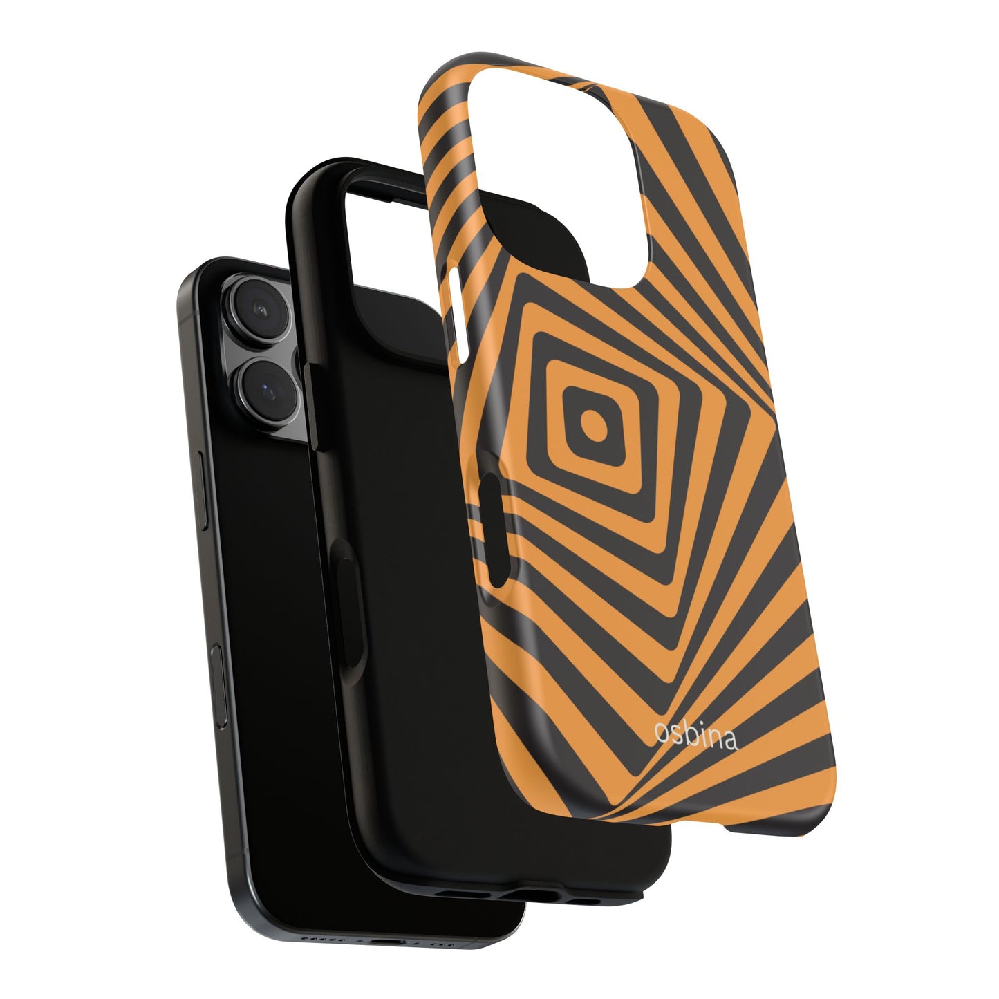 osbina | Step Into the Zone — The Orange + Black Spiral Case | The Season Collective
