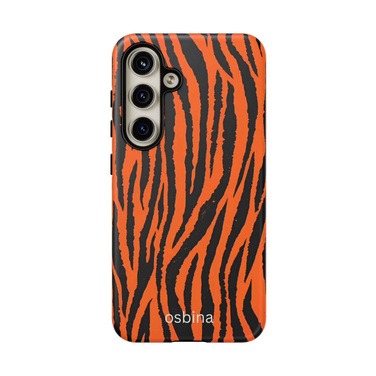 osbina | Tiger, But Make It Chic — The Bengal Stripe Case in Orange + Black | The Season Collective