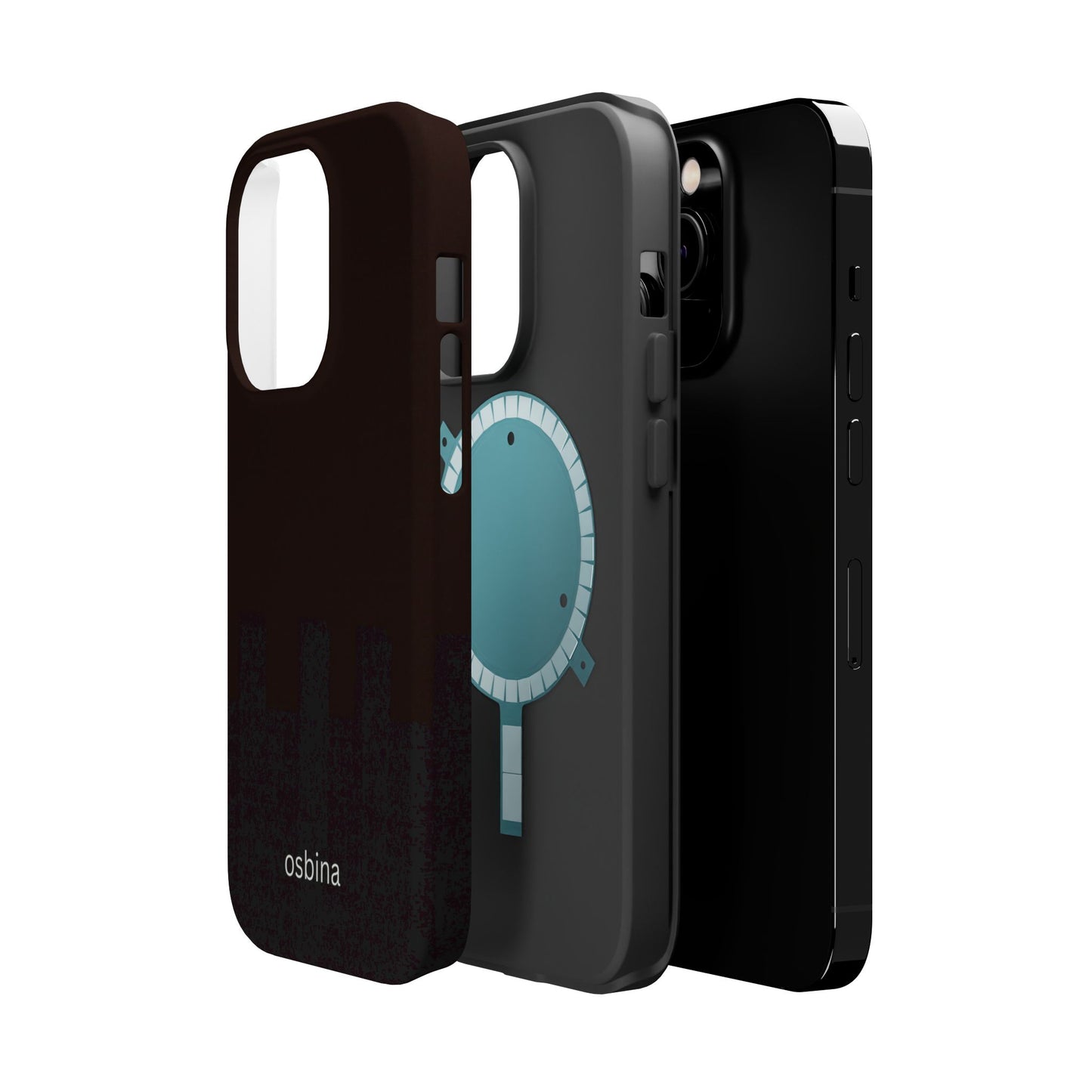osbina | MagSafe compatible for iPhone | The Onyx Phone Case | Modern Man Collection