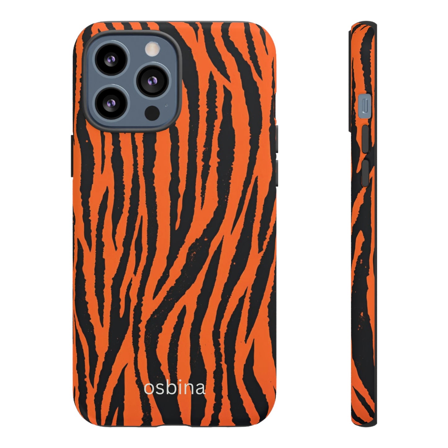 osbina | Tiger, But Make It Chic — The Bengal Stripe Case in Orange + Black | The Season Collective