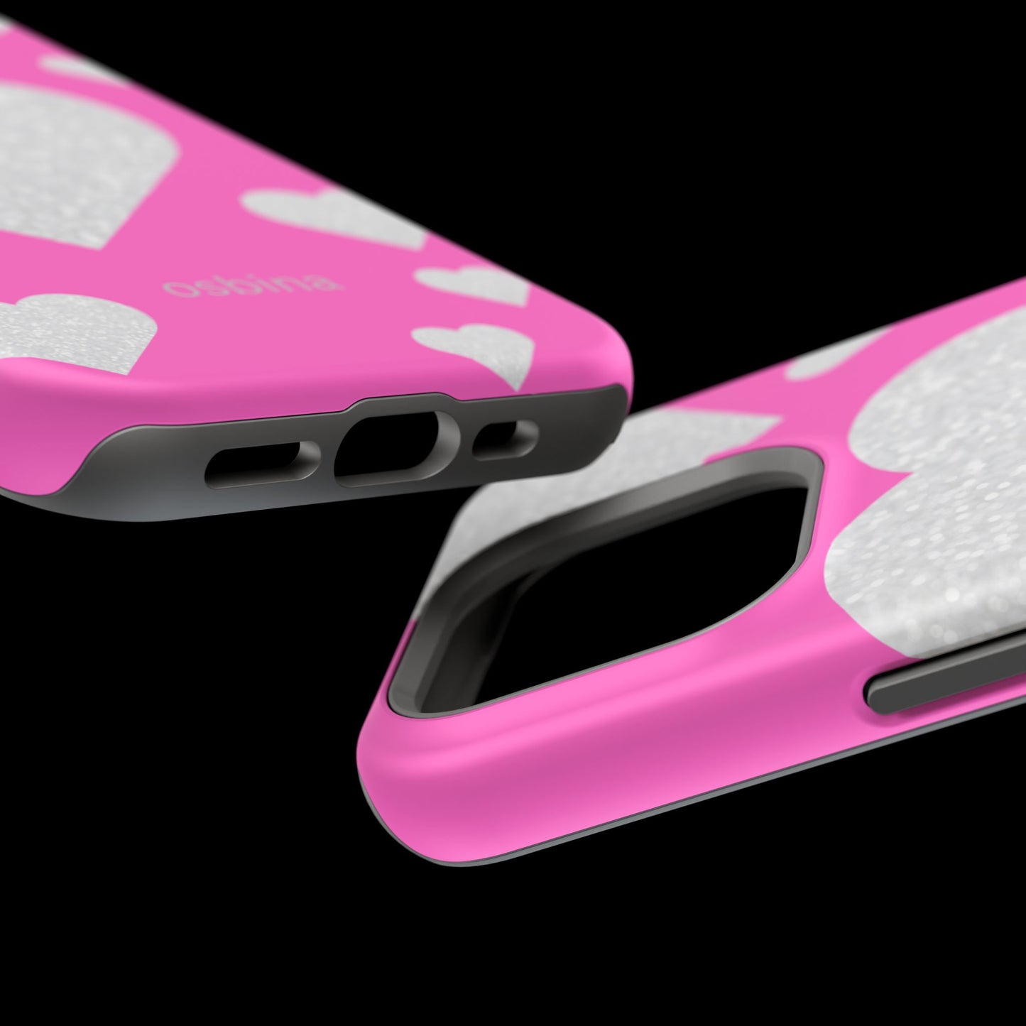 osbina | MagSafe compatible for iPhone | The Shimmering Love Case | YAYOU Collection Supporting Shine Like Sable