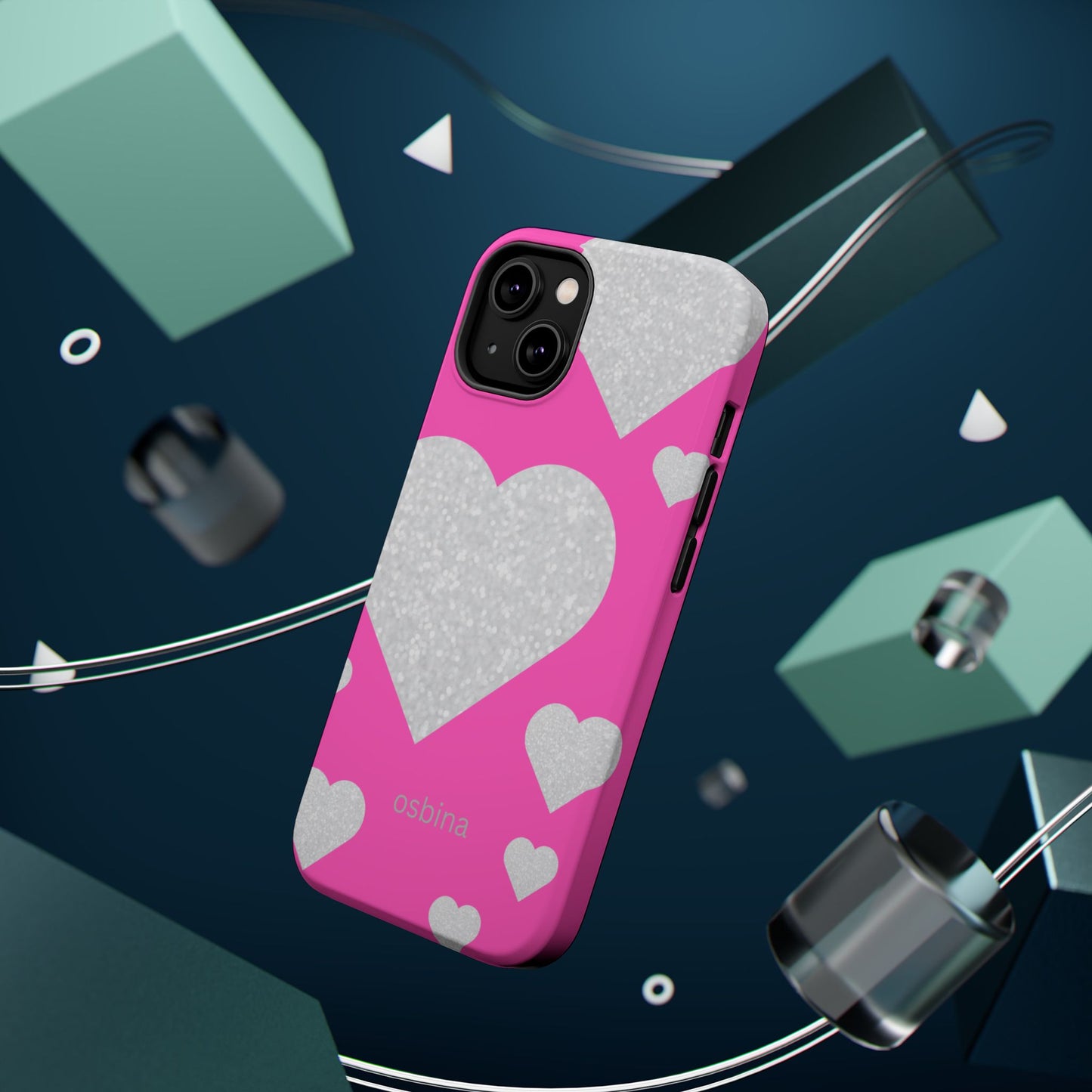 osbina | MagSafe compatible for iPhone | The Shimmering Love Case | YAYOU Collection Supporting Shine Like Sable