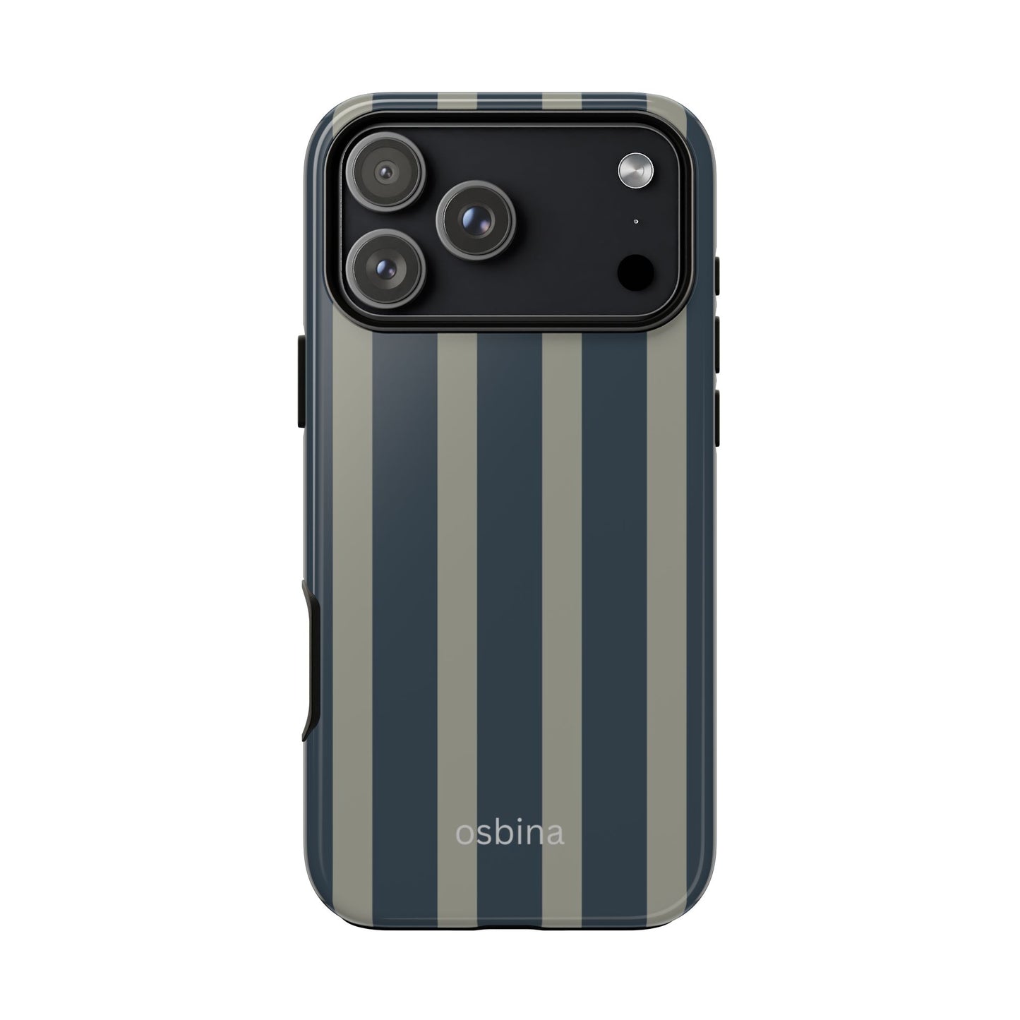 osbina | Grayhaven Navy & Gray Sophisticated Phone Case | Modern Muse Collection