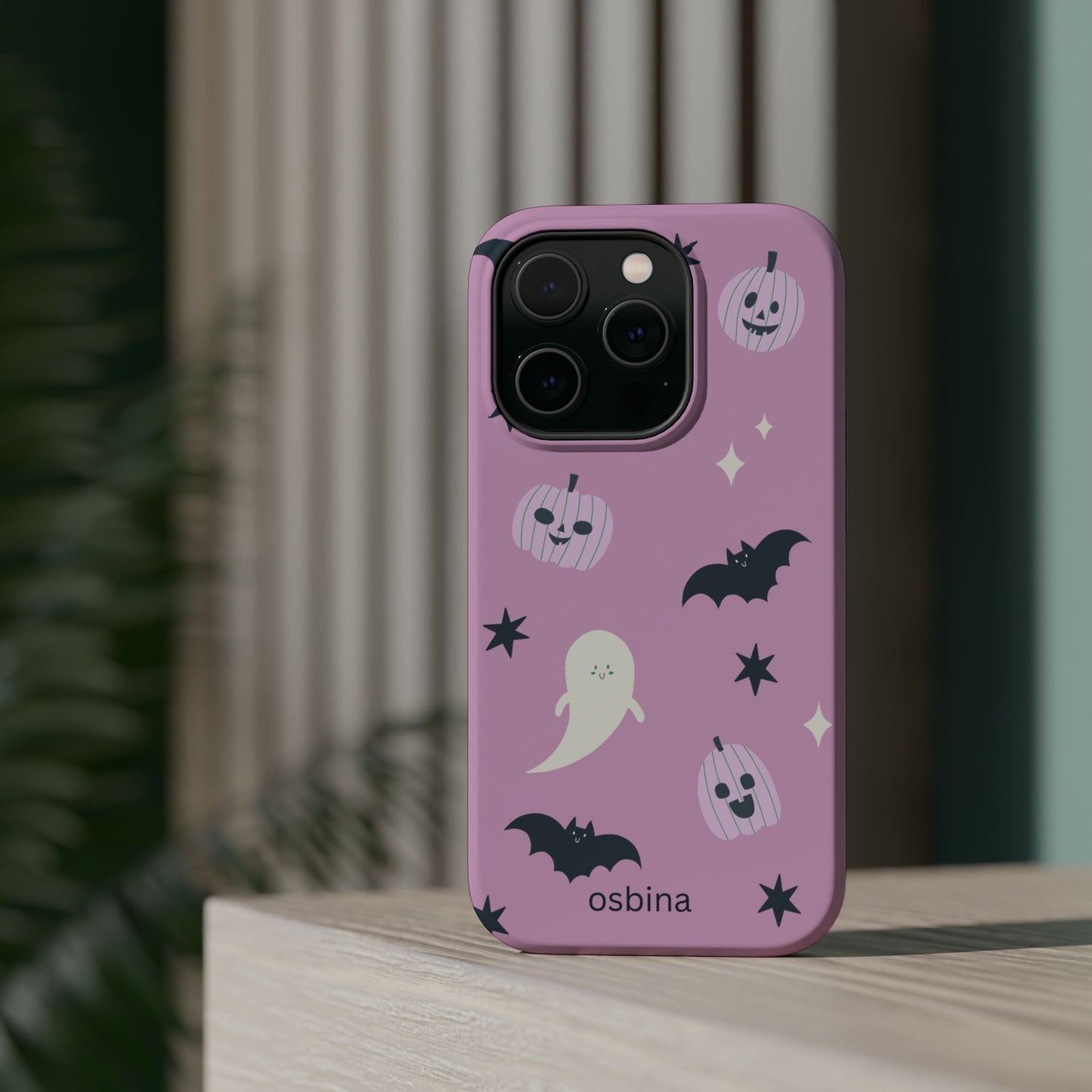 osbina | MagSafe compatible for iPhone | Blush Bewitched Limited Edition Spooky Chic Phone Case | Season Collective Collection
