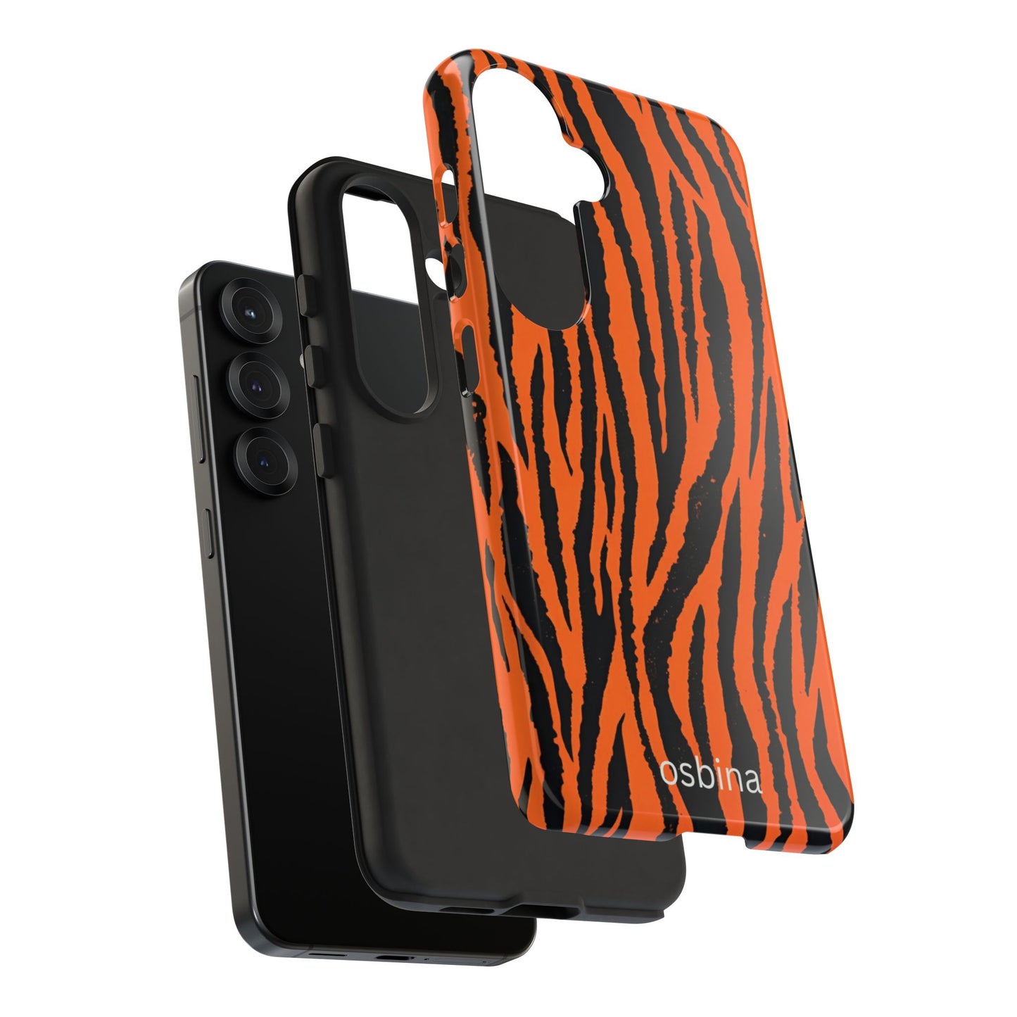 osbina | Tiger, But Make It Chic — The Bengal Stripe Case in Orange + Black | The Season Collective