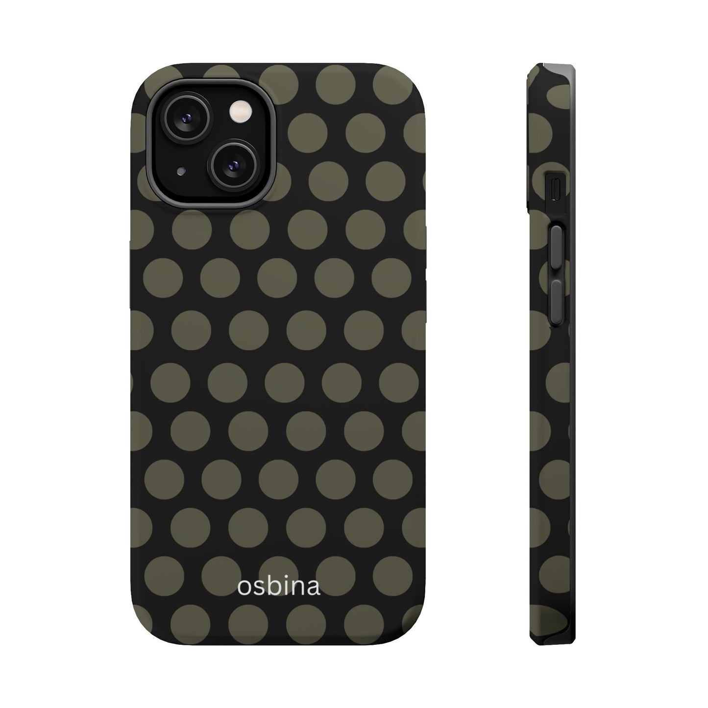 osbina | MagSafe compatible for iPhone | Onyx Chic Phone Case | Modern Muse Collection