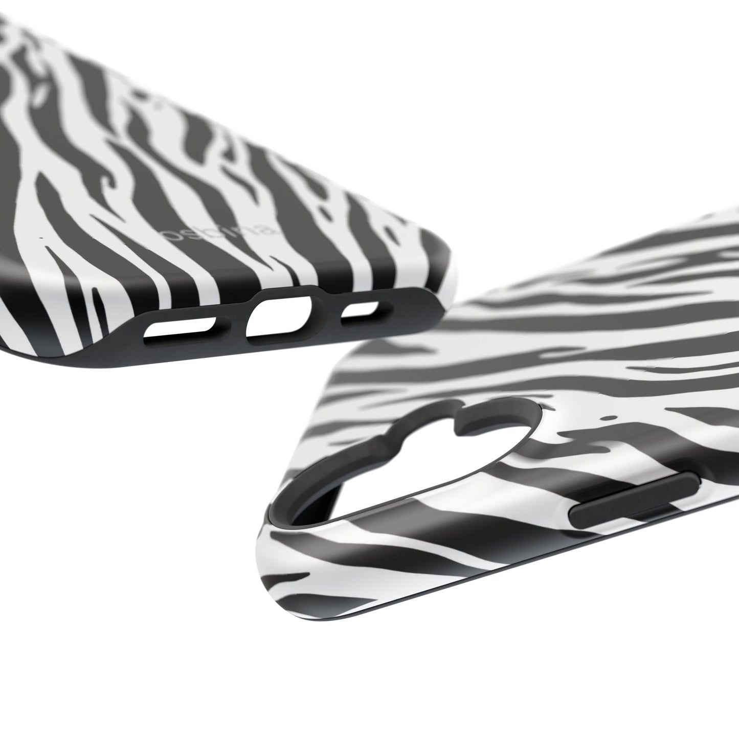 osbina | MagSafe Compatible for iPhone | The Bengal Bold Stripe Case in White + Black | The Season Collective