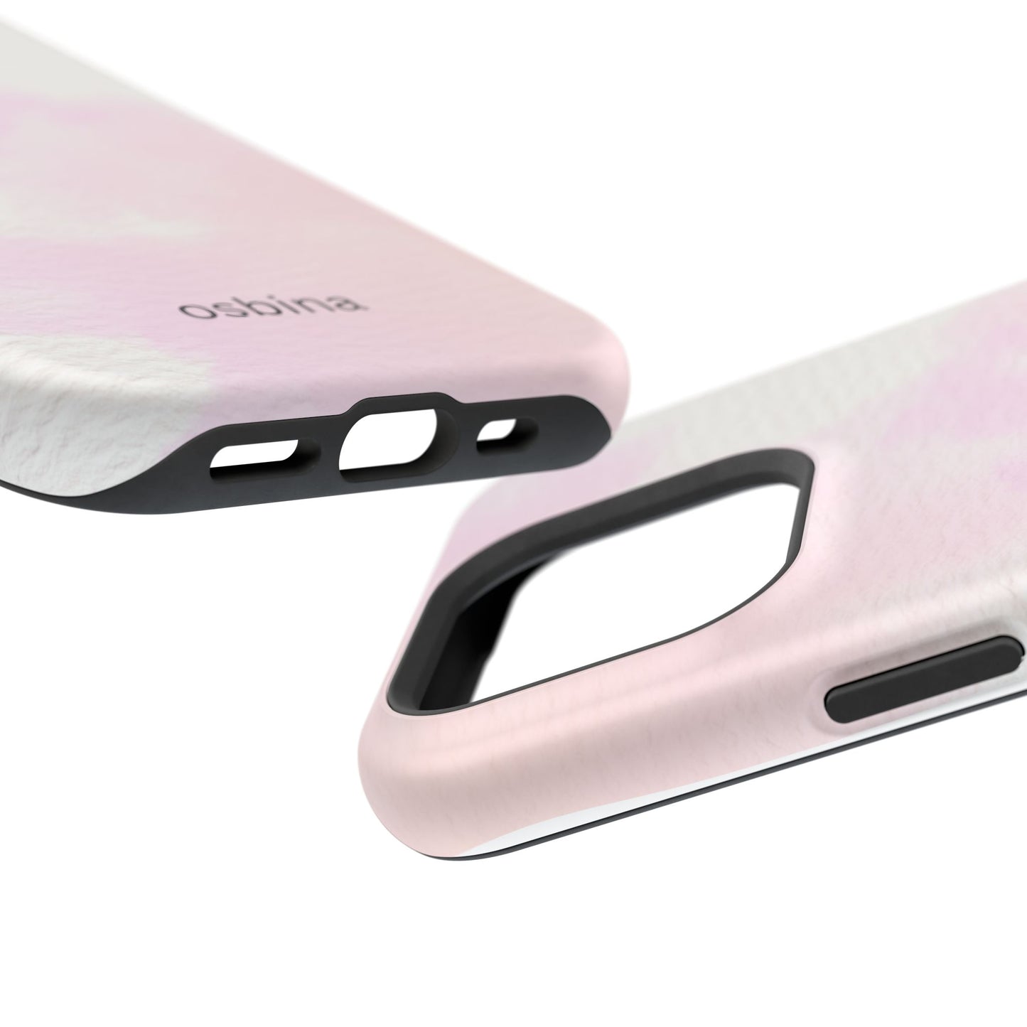 osbina | MagSafe compatible for iPhone | Pink Cotton Cloud Phone Case | Modern Muse Collection