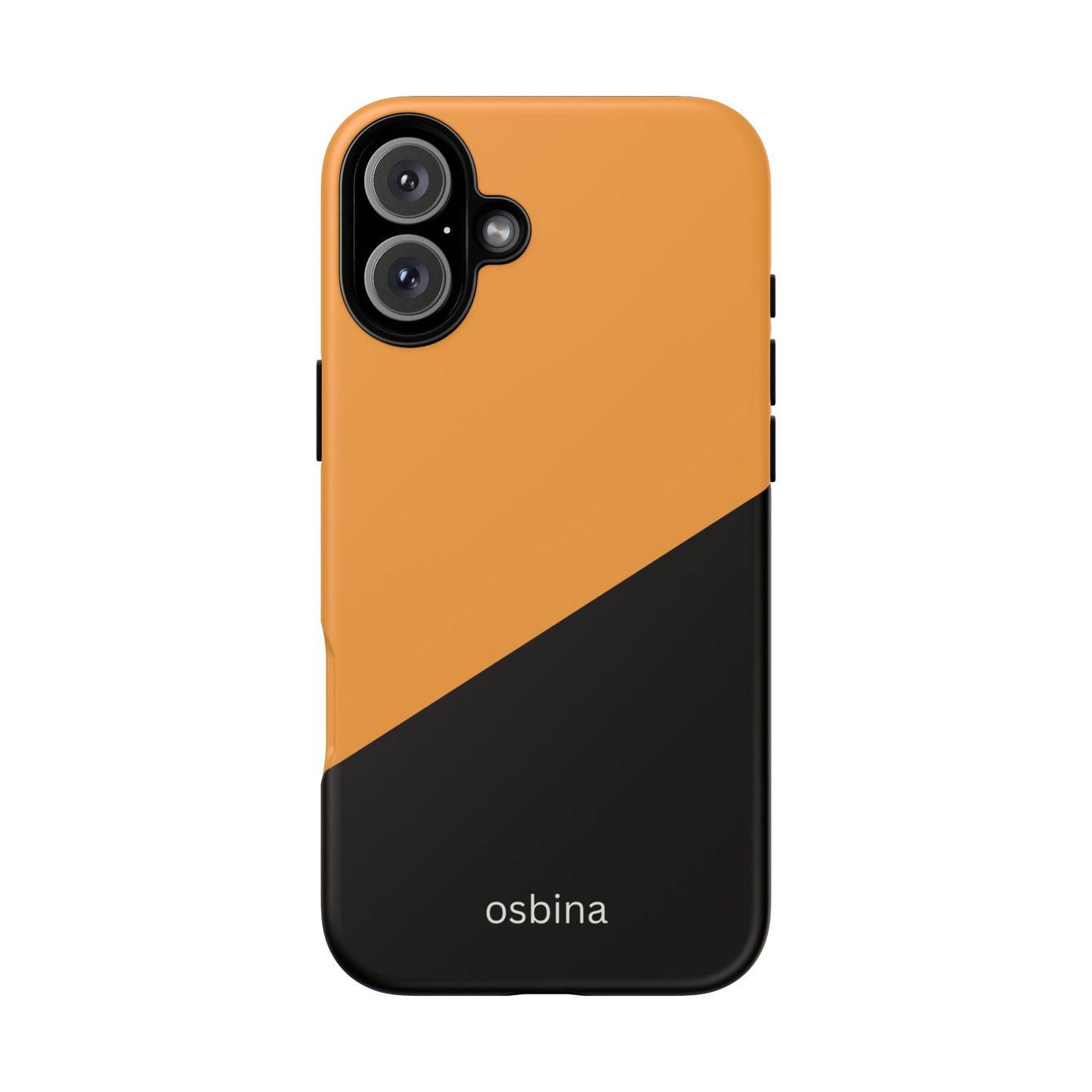 osbina | Bold Moves Only — The Orange + Black Split Diagonal Case | The Season Collective