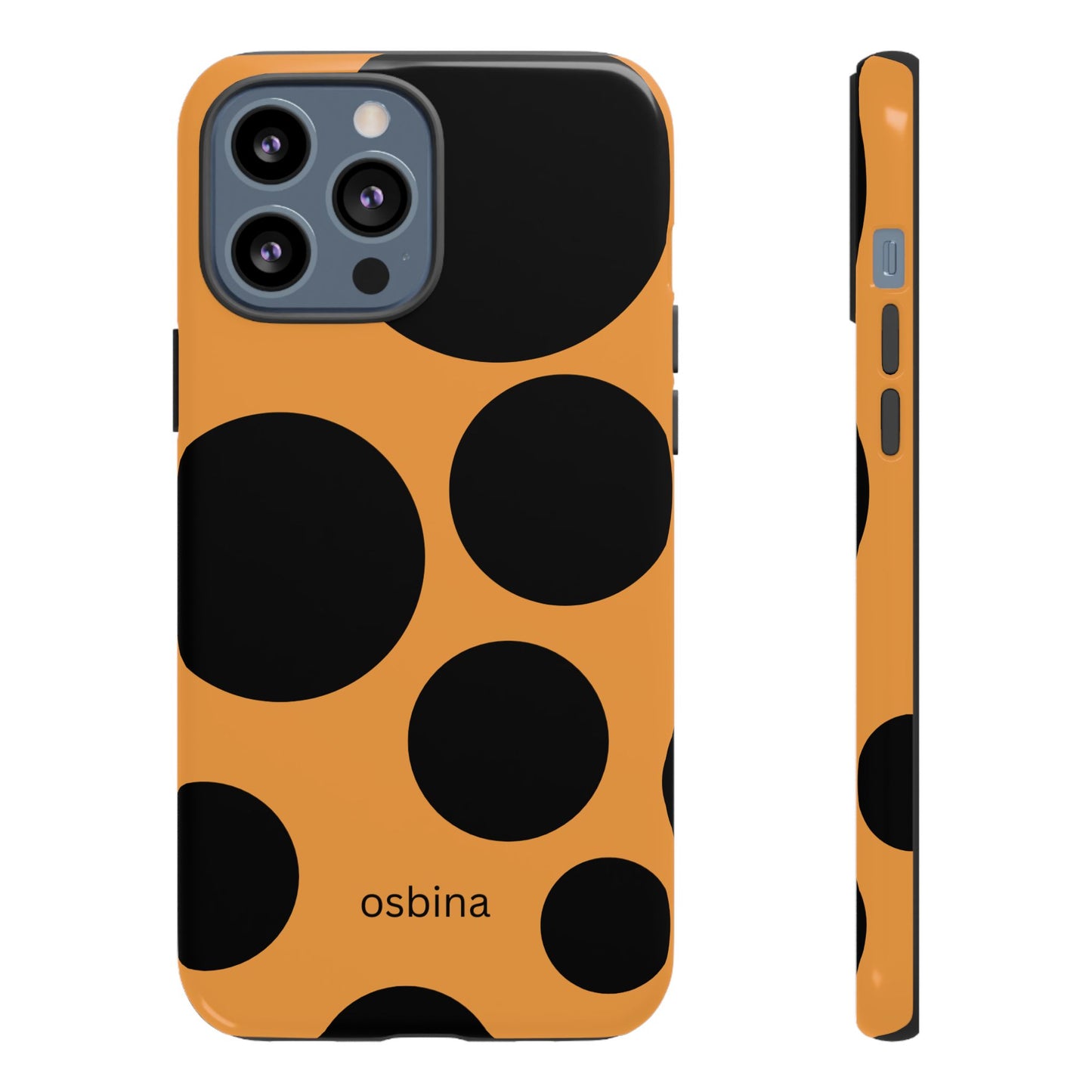osbina | The Bubble Statement Case in Orange + Black | The Season Collective