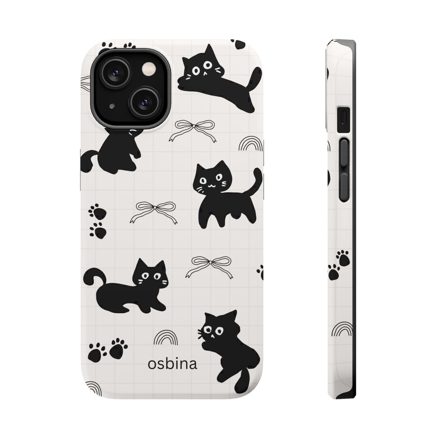 osbina | MagSafe compatible for iPhone | Meow Mode Cat Phone Case | The Season Collective