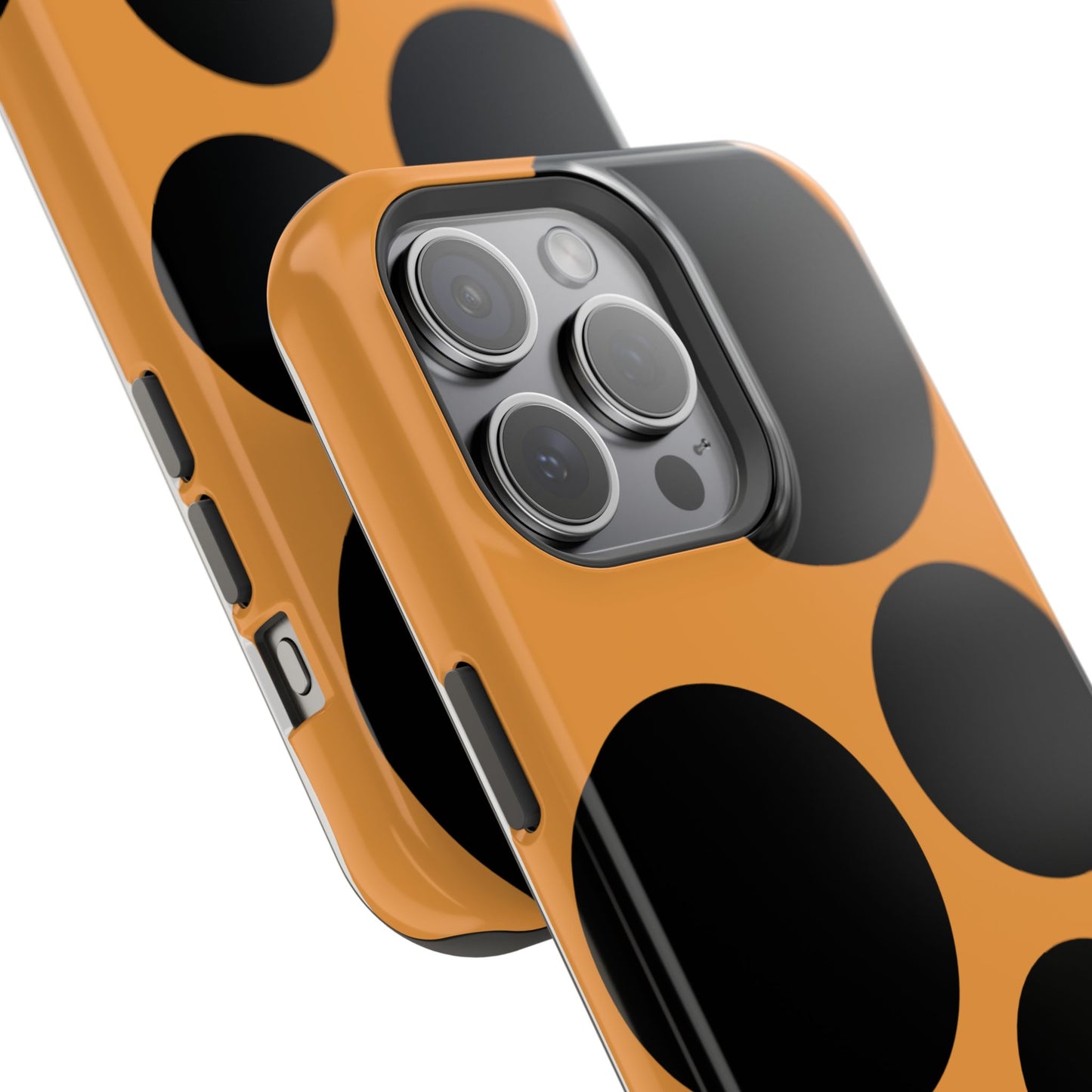 osbina | MagSafe Compatible for iPhone | The Bubble Statement Case in Orange + Black | The Season Collective