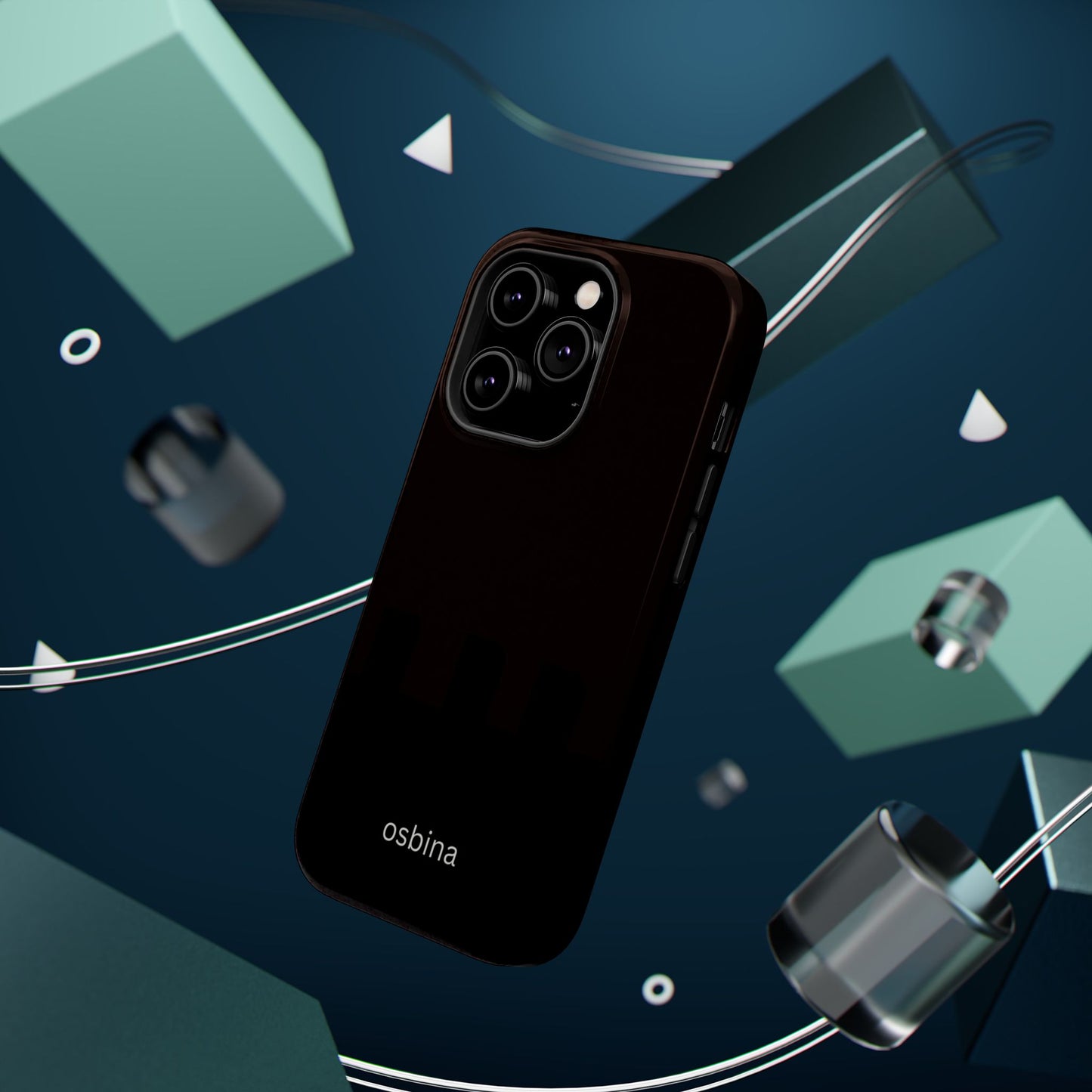 osbina | MagSafe compatible for iPhone | The Onyx Phone Case | Modern Man Collection
