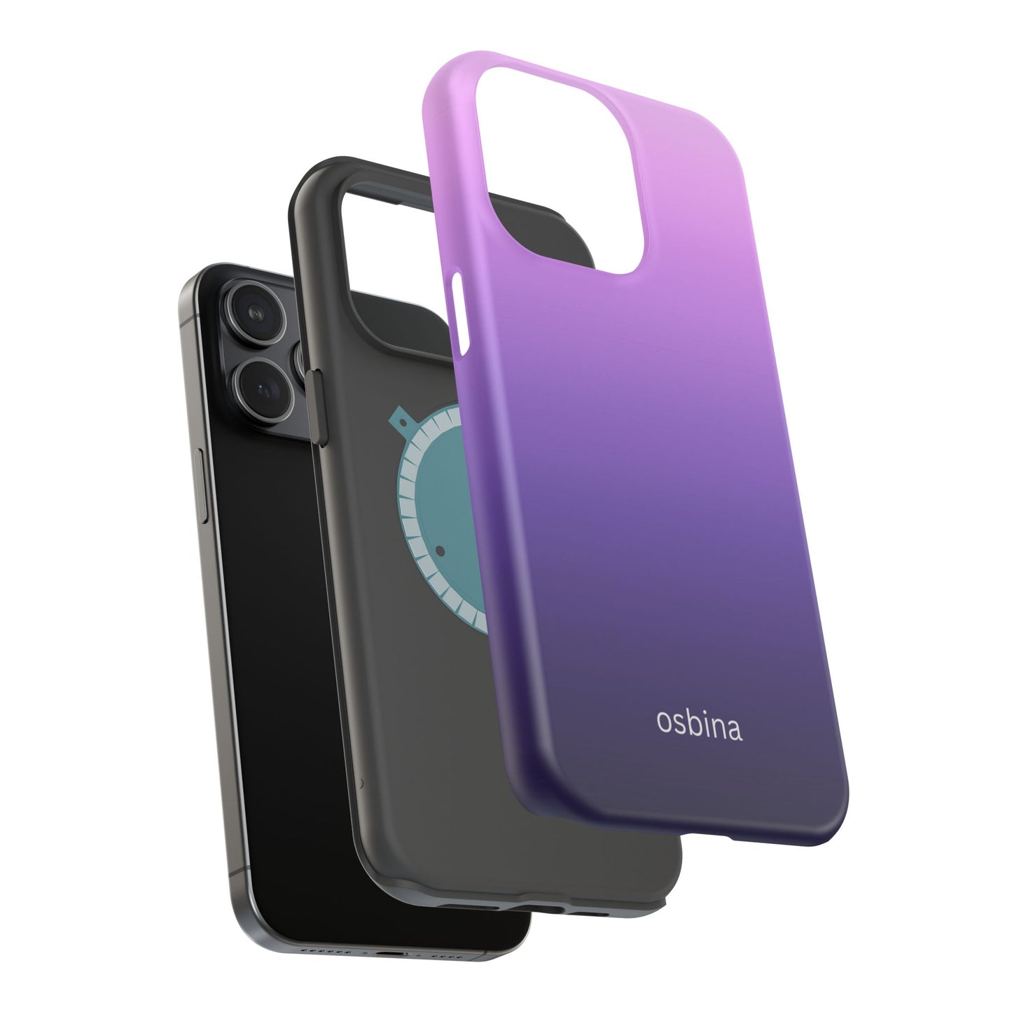 osbina | MagSafe compatible for iPhone | The Violet Haze Phone Case | Color Edit Collection