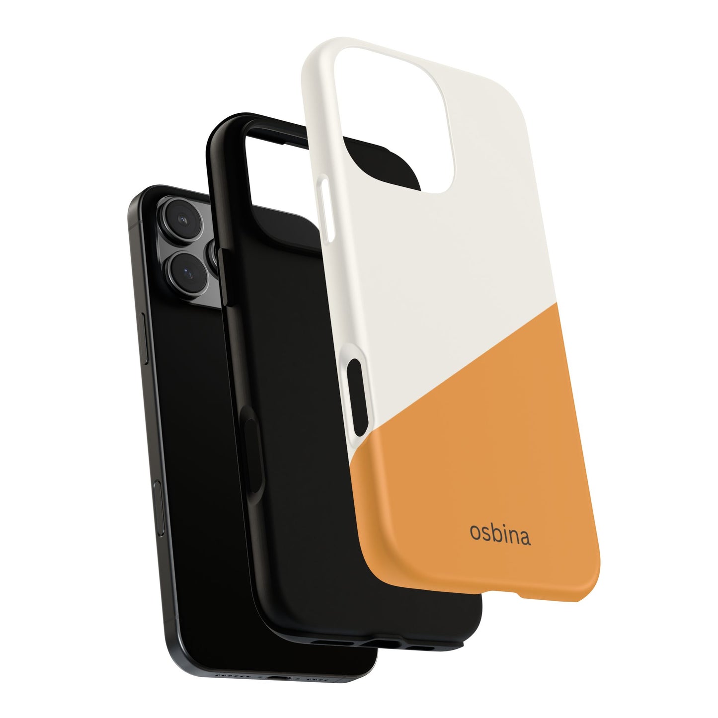 osbina | Divide & Conquer — The Orange + White Split Diagonal Case | The Season Collective