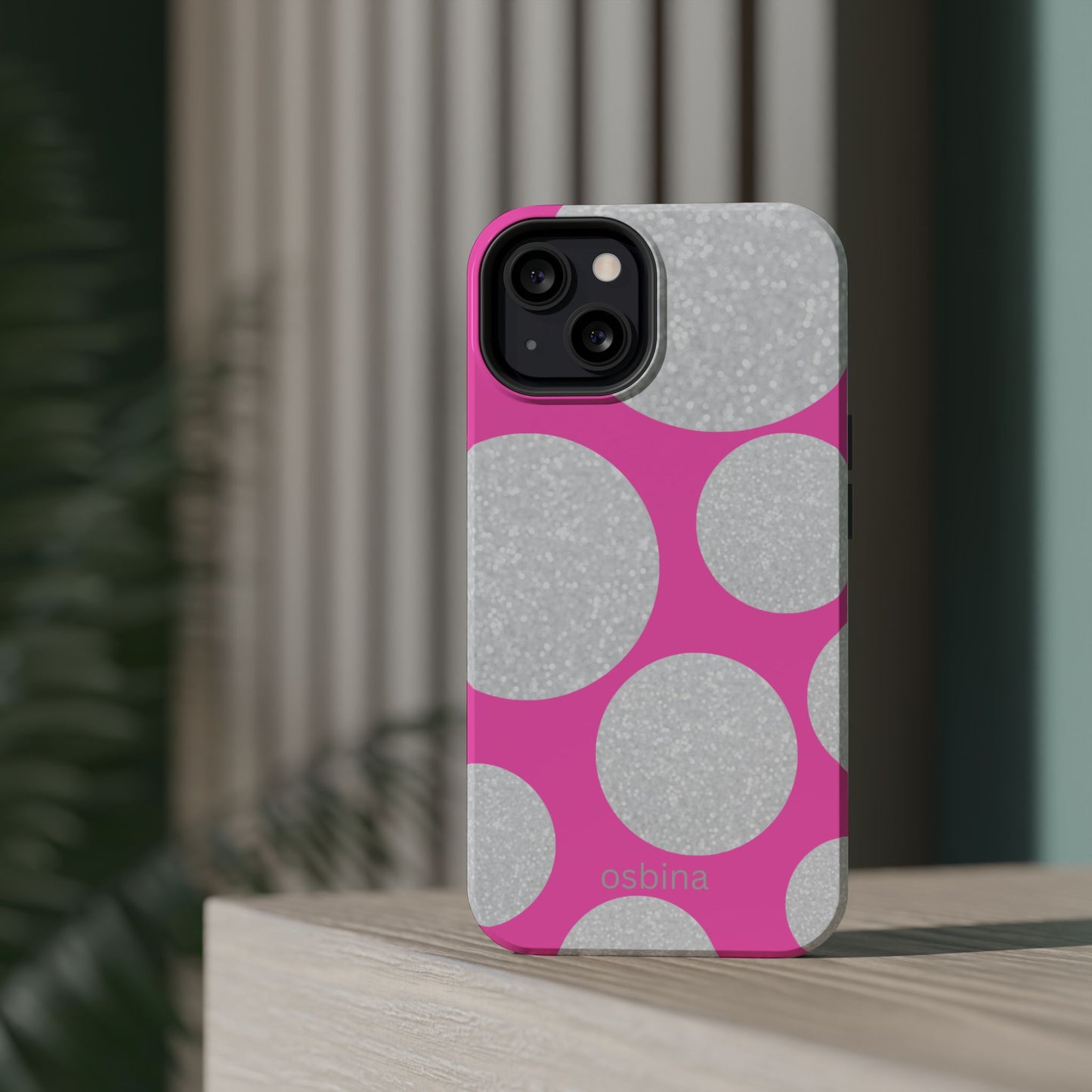 osbina | MagSafe compatible for iPhone | The Sparkling Bubbles Case | YAYOU Collection Supporting Shine Like Sable