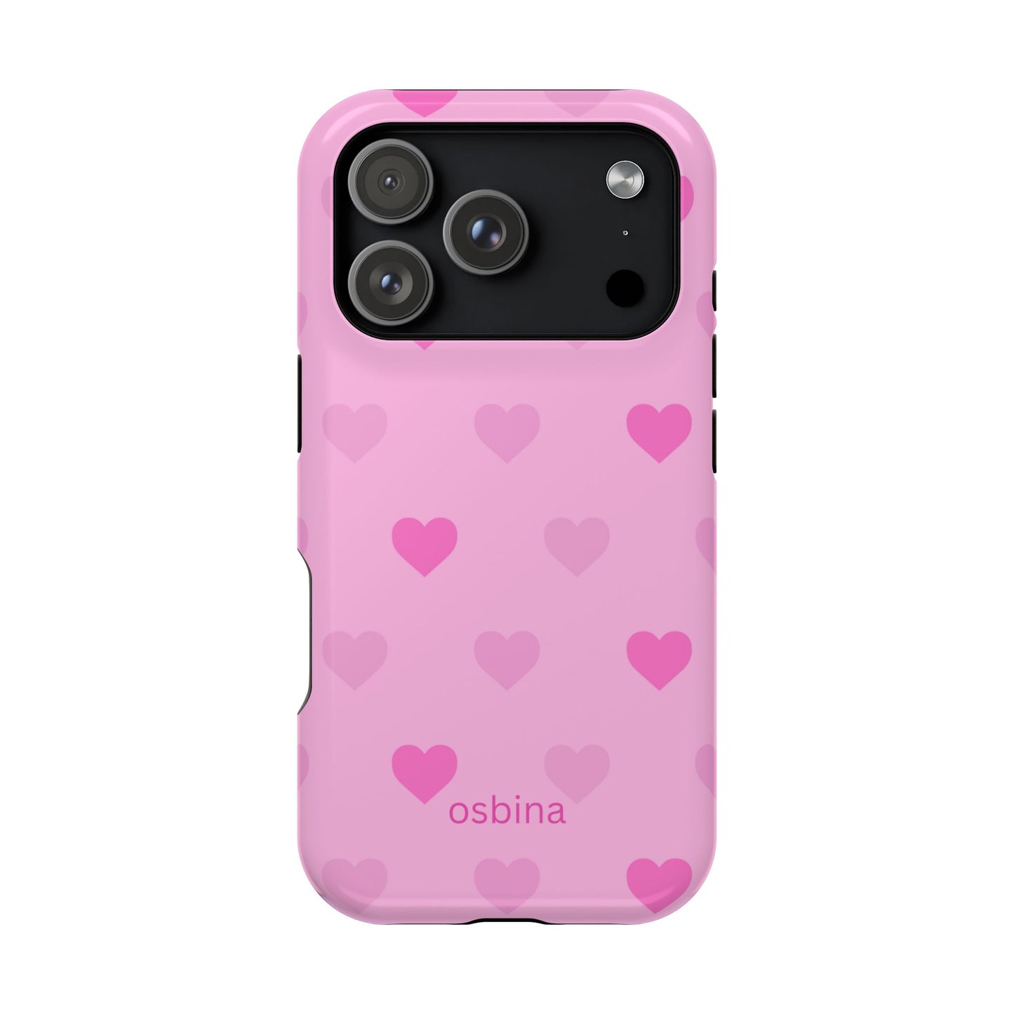 osbina | MagSafe compatible for iPhone | The Blushing Hearts Case | YAYOU Collection Supporting Shine Like Sable