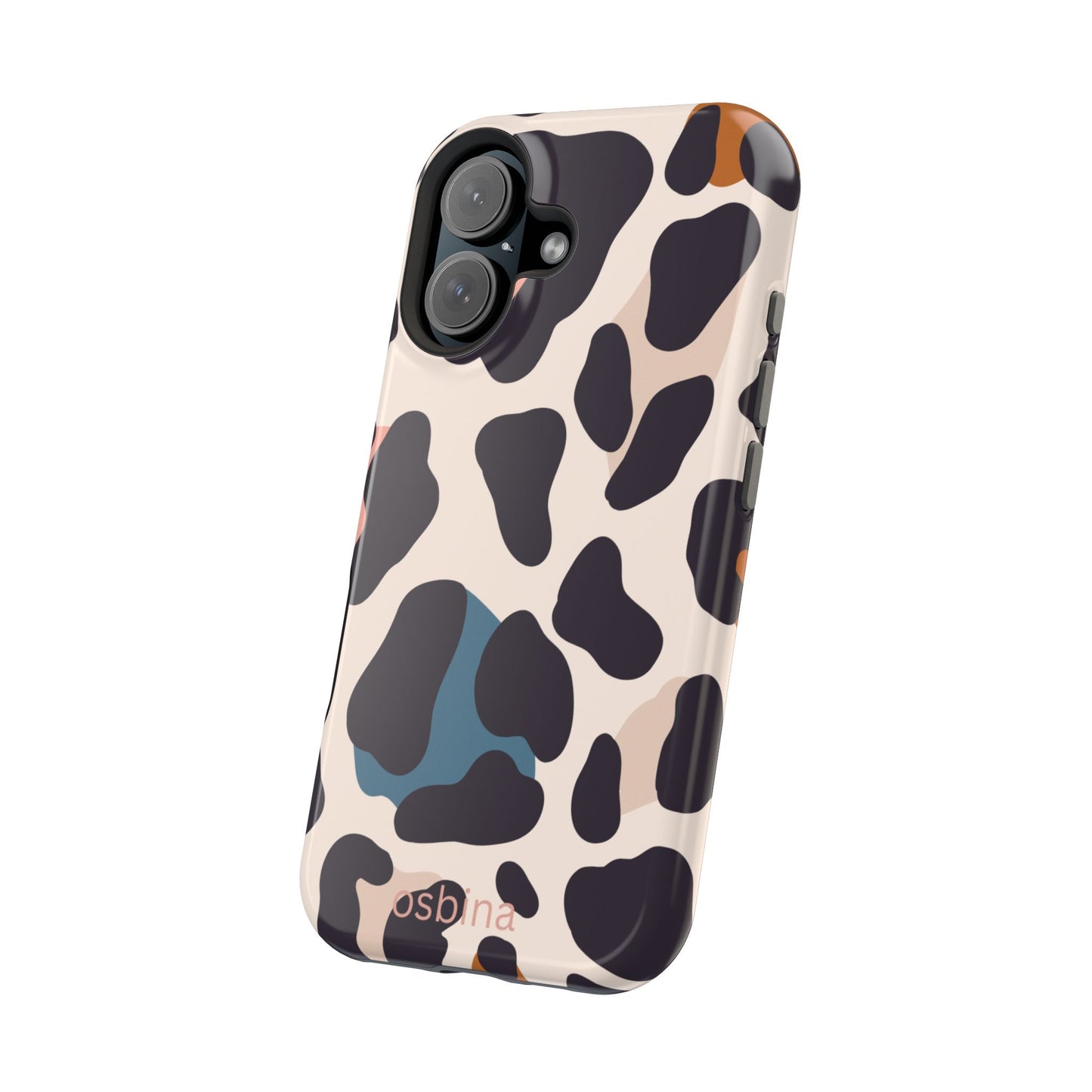 osbina | MagSafe compatible for iPhone | Leopard Luxe Color Pop Leopard Print Phone Case | Modern Muse Collection