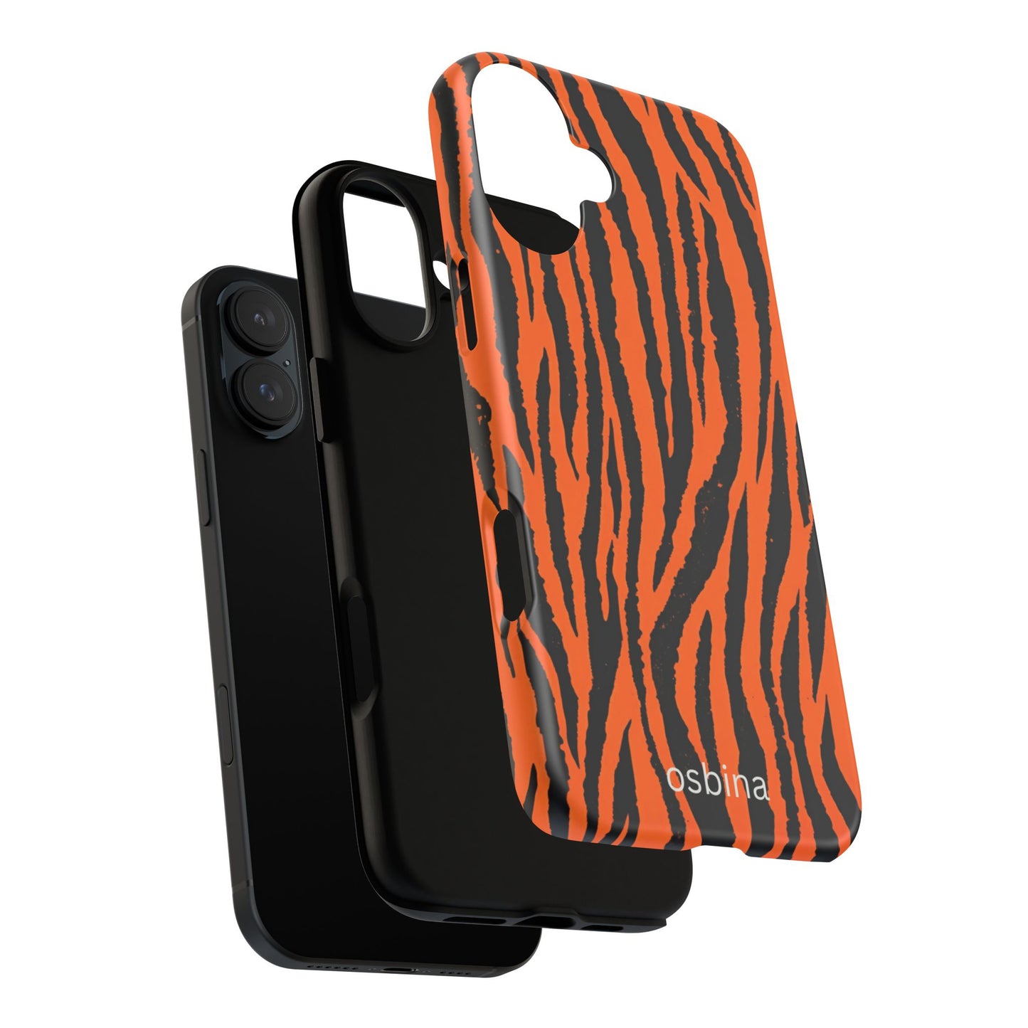 osbina | Tiger, But Make It Chic — The Bengal Stripe Case in Orange + Black | The Season Collective